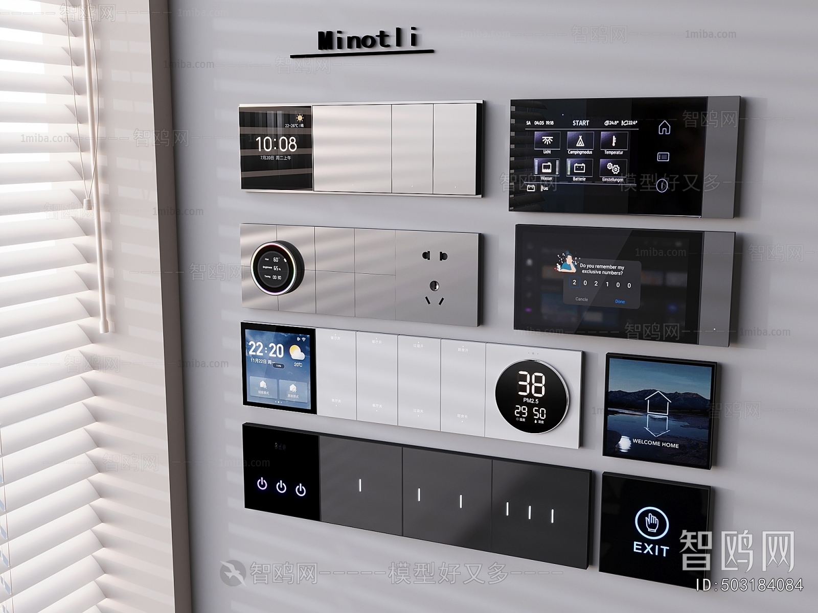 Modern Switch Socket Panel