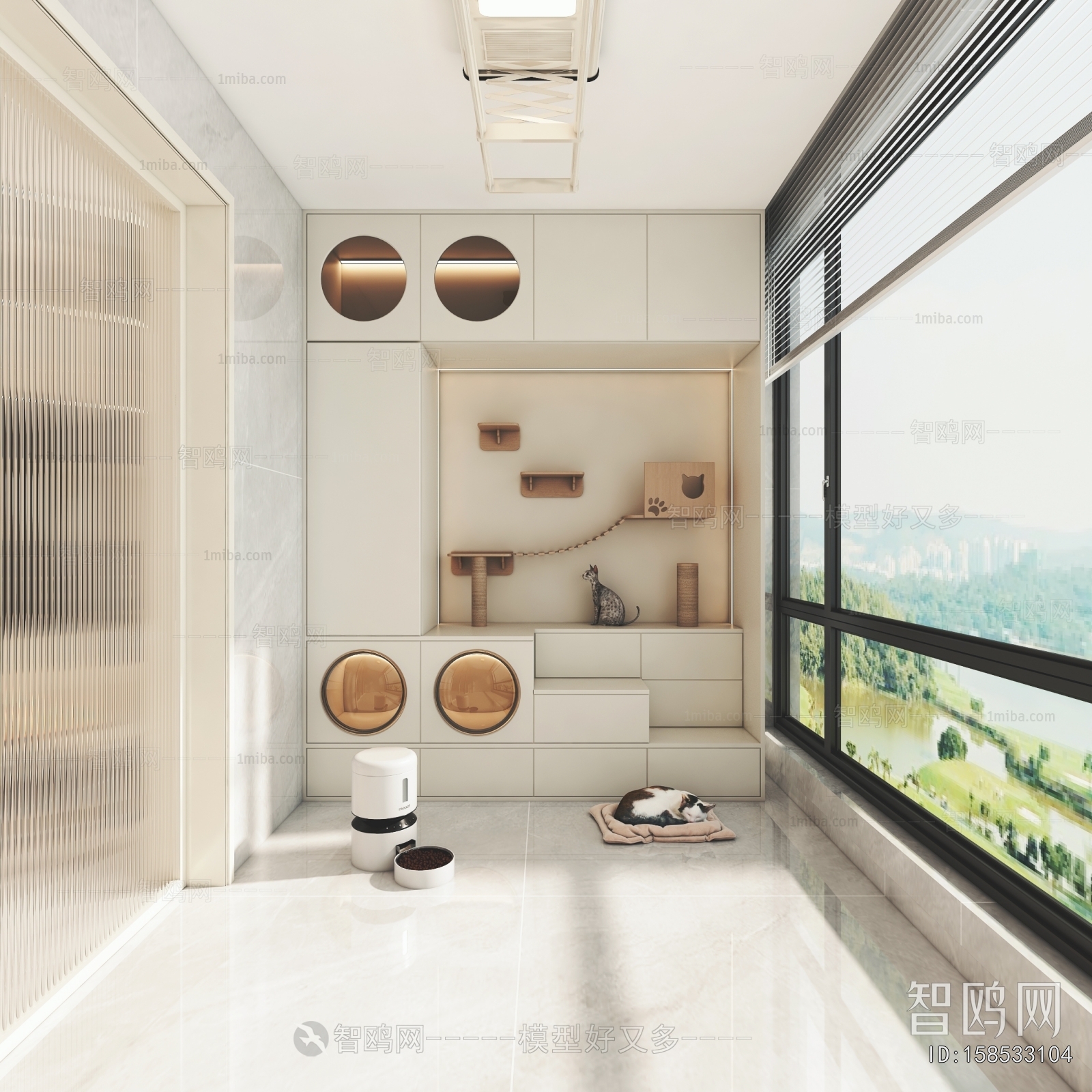 Modern Balcony Cabinet