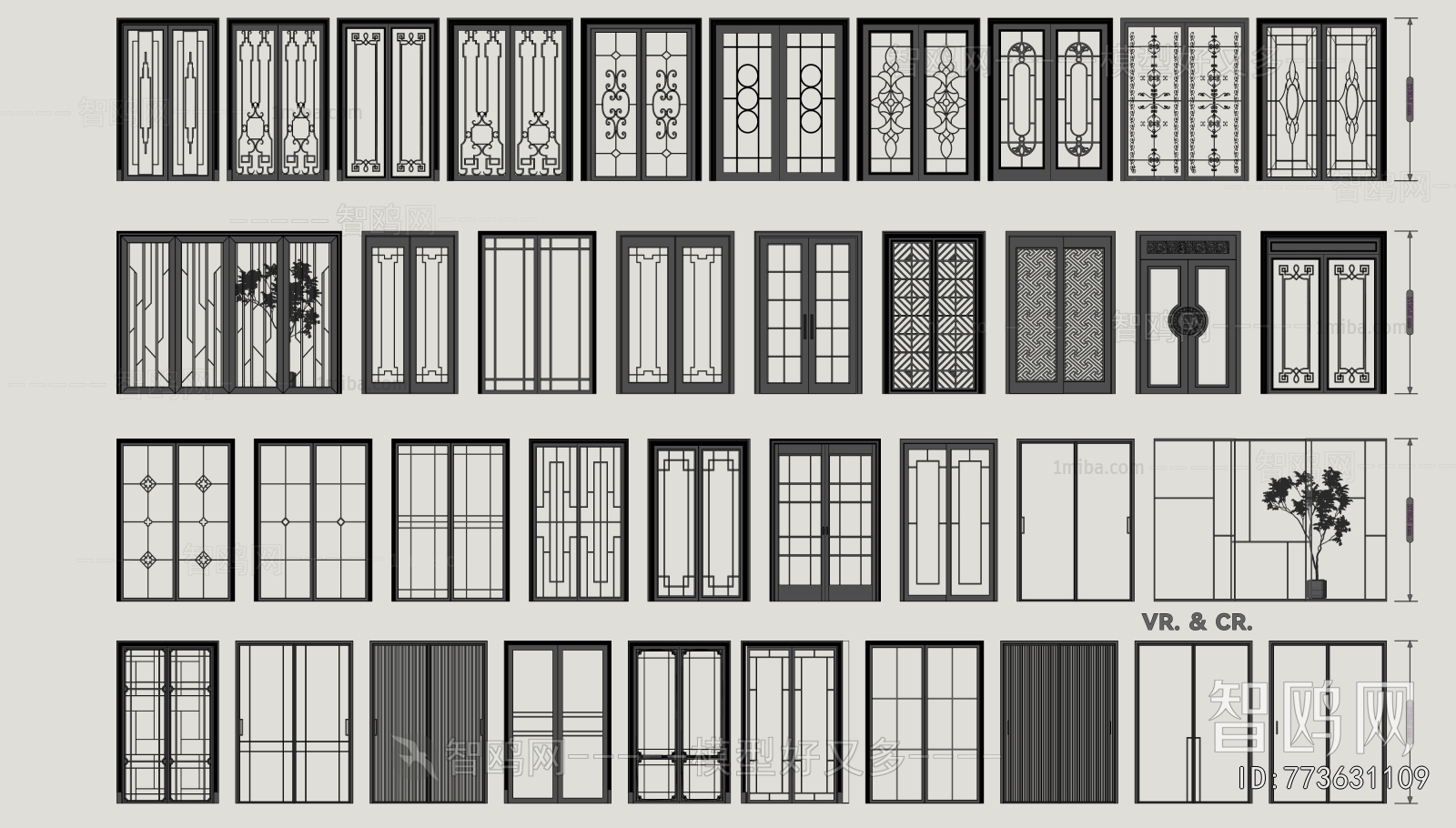 French Style Sliding Door