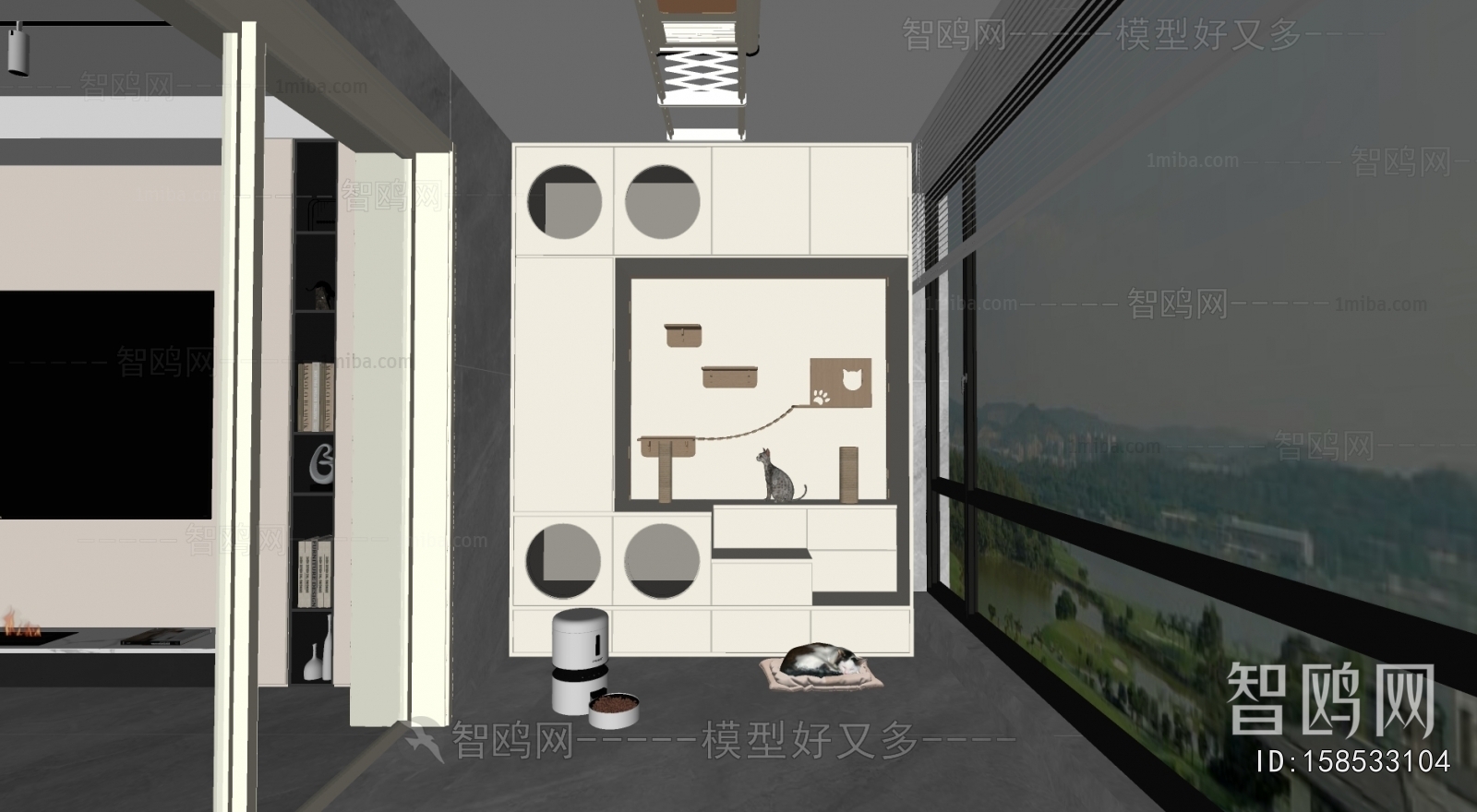 Modern Balcony Cabinet