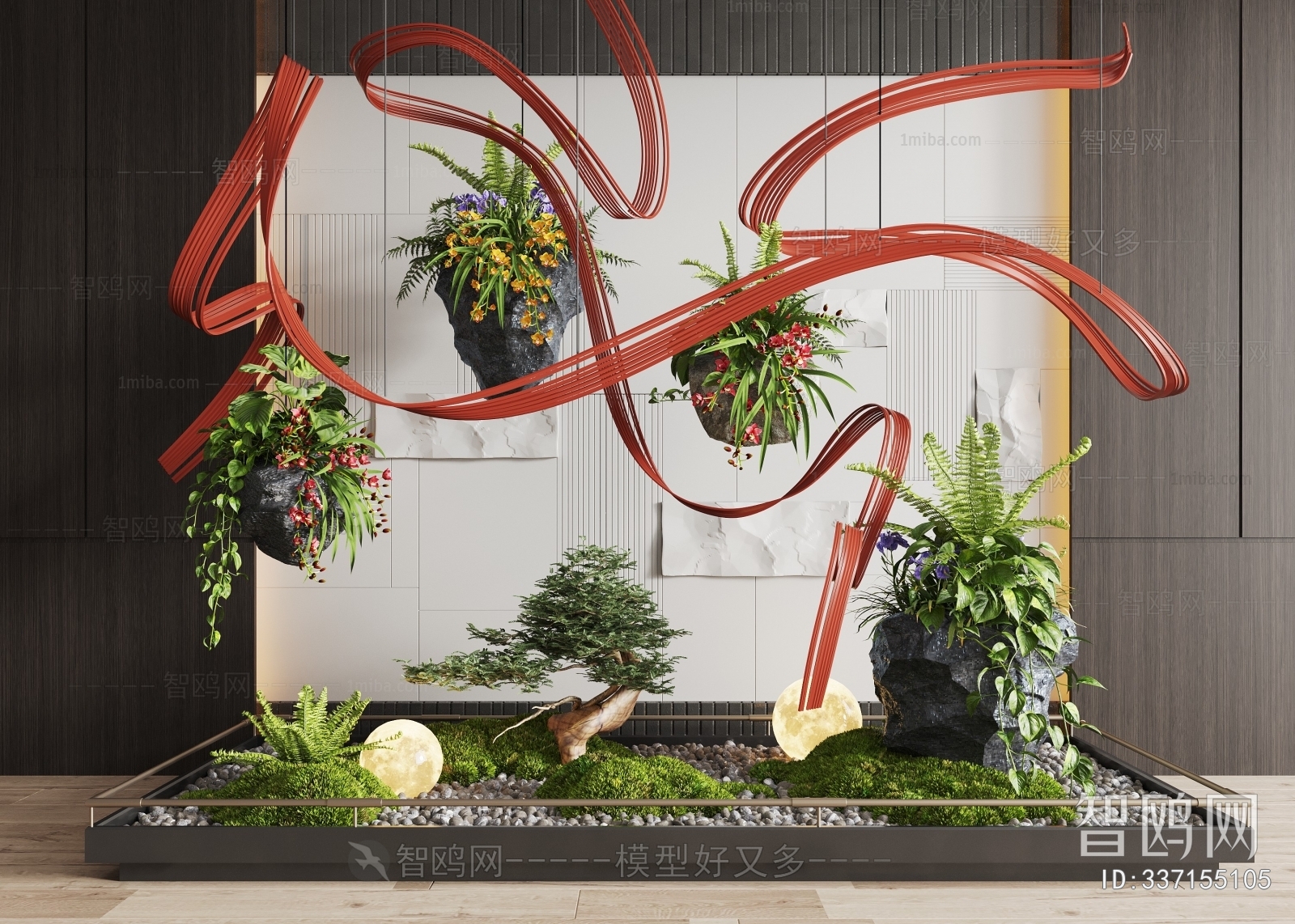 现代室内艺术植物景观造景