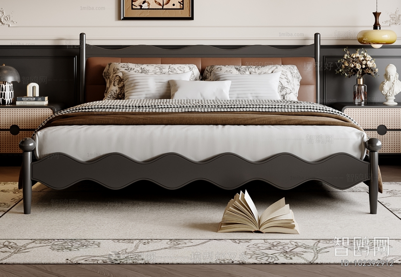 French Style Double Bed