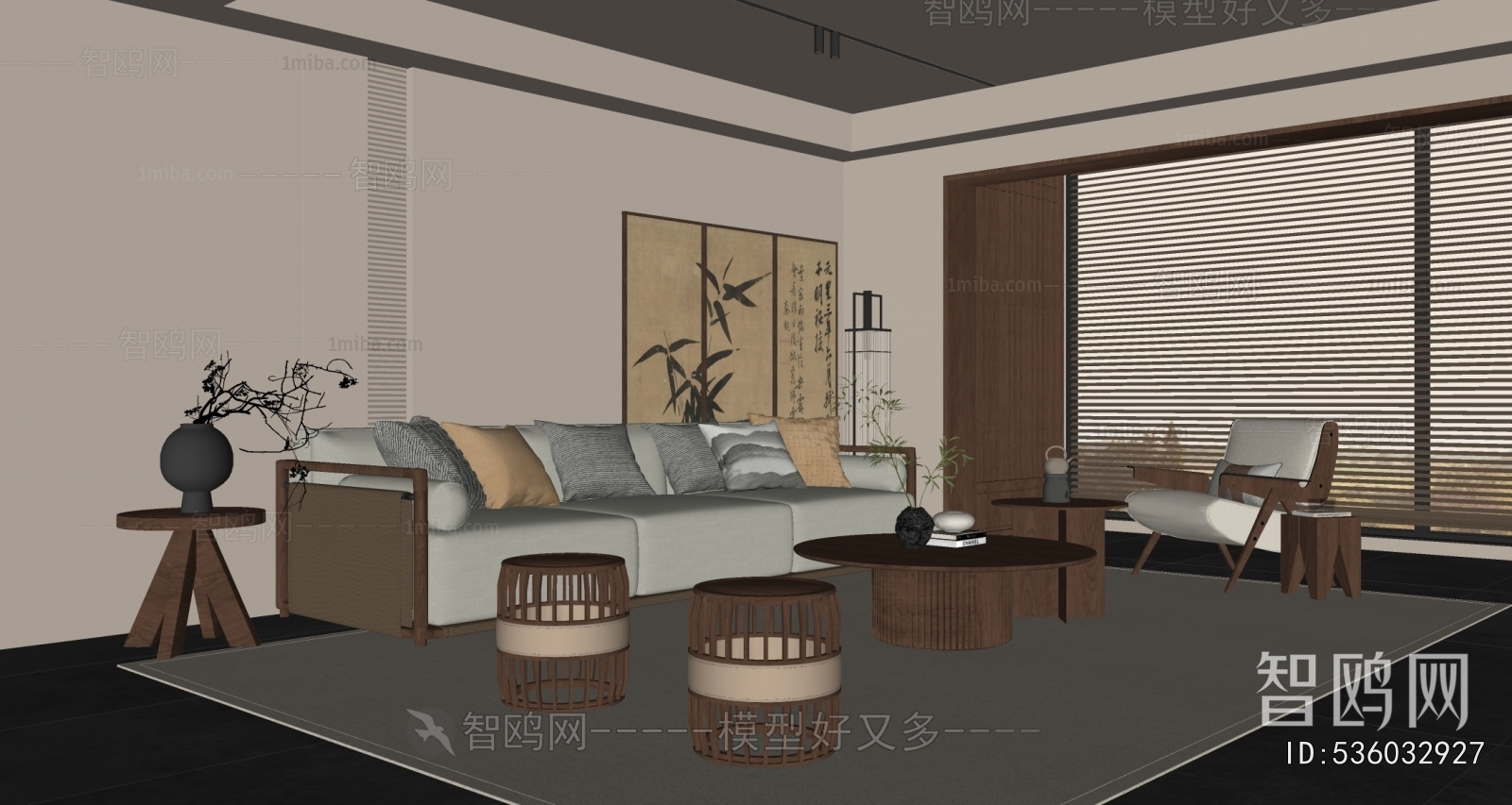 新中式宋式风客厅