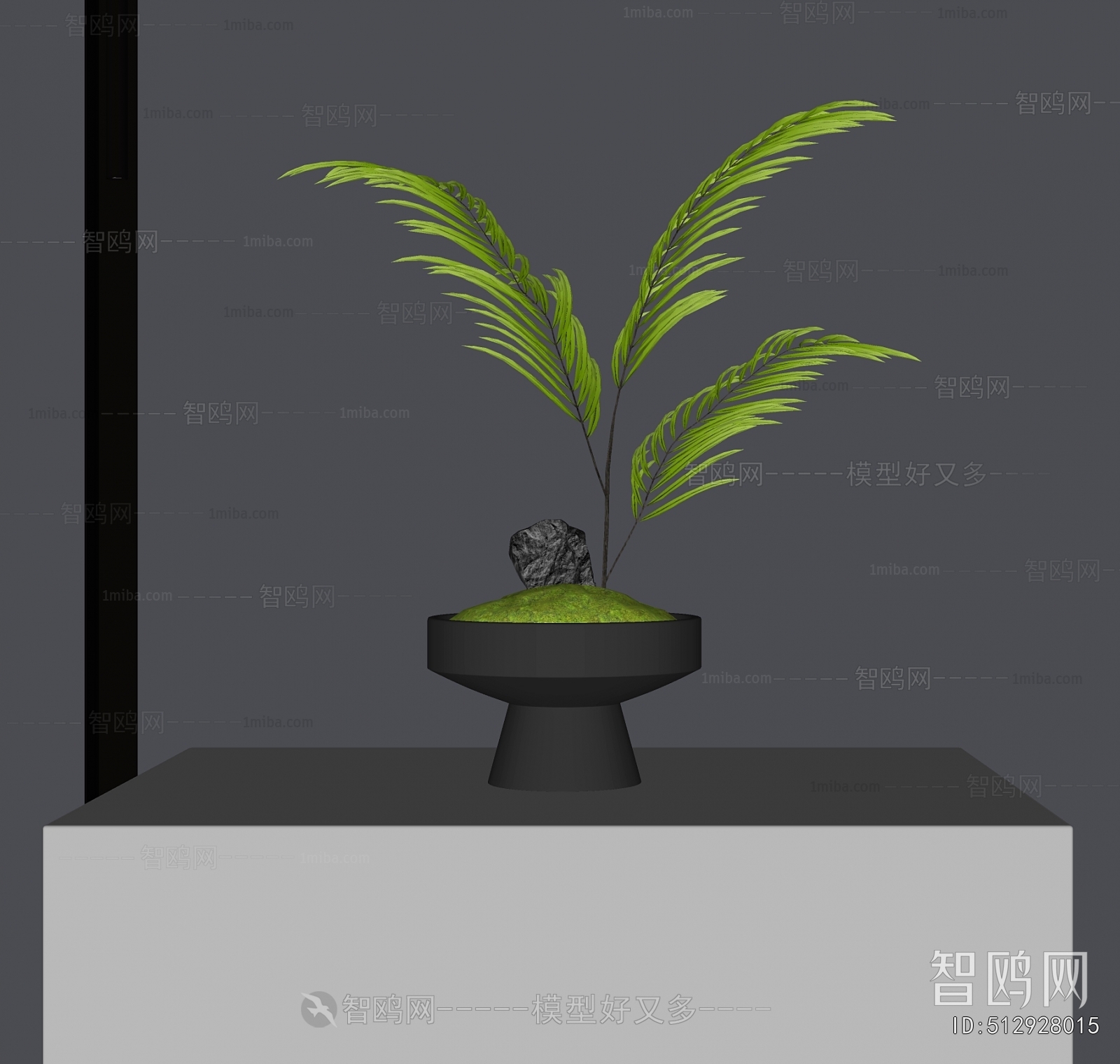 现代绿植苔藓盆景