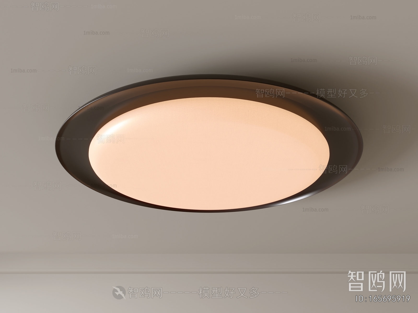 现代圆形吸顶灯
