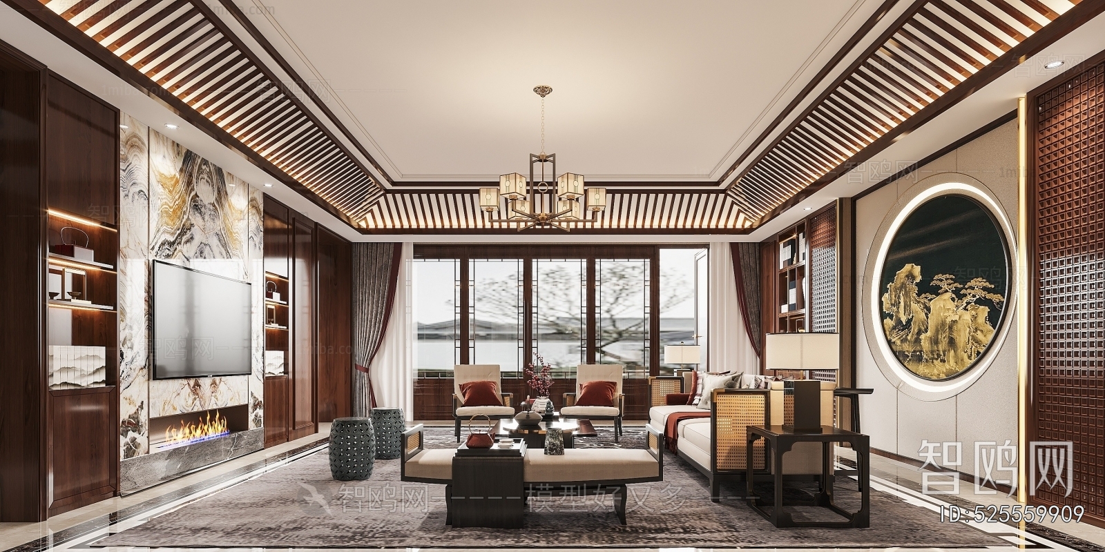 New Chinese Style Club Space