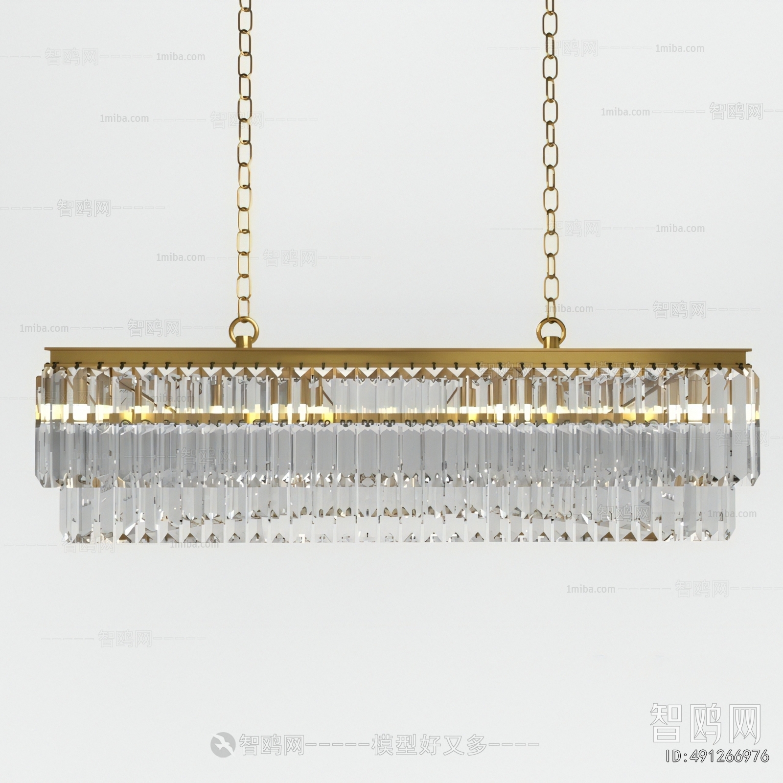 Modern Long Chandelier