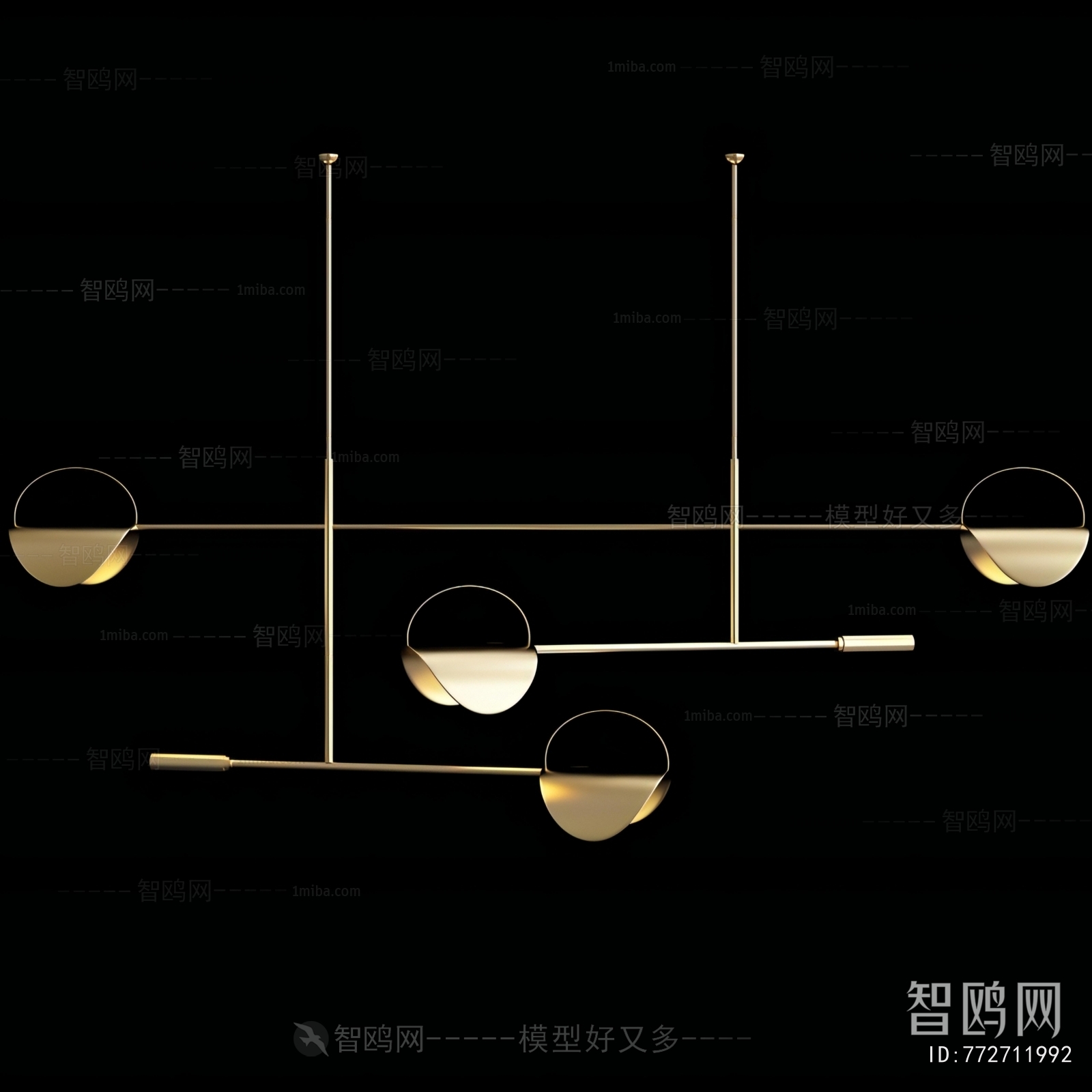 Modern Long Chandelier