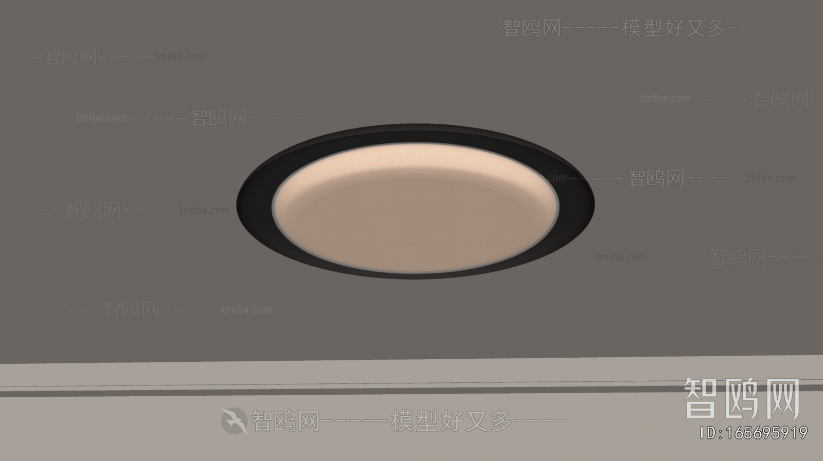 现代圆形吸顶灯