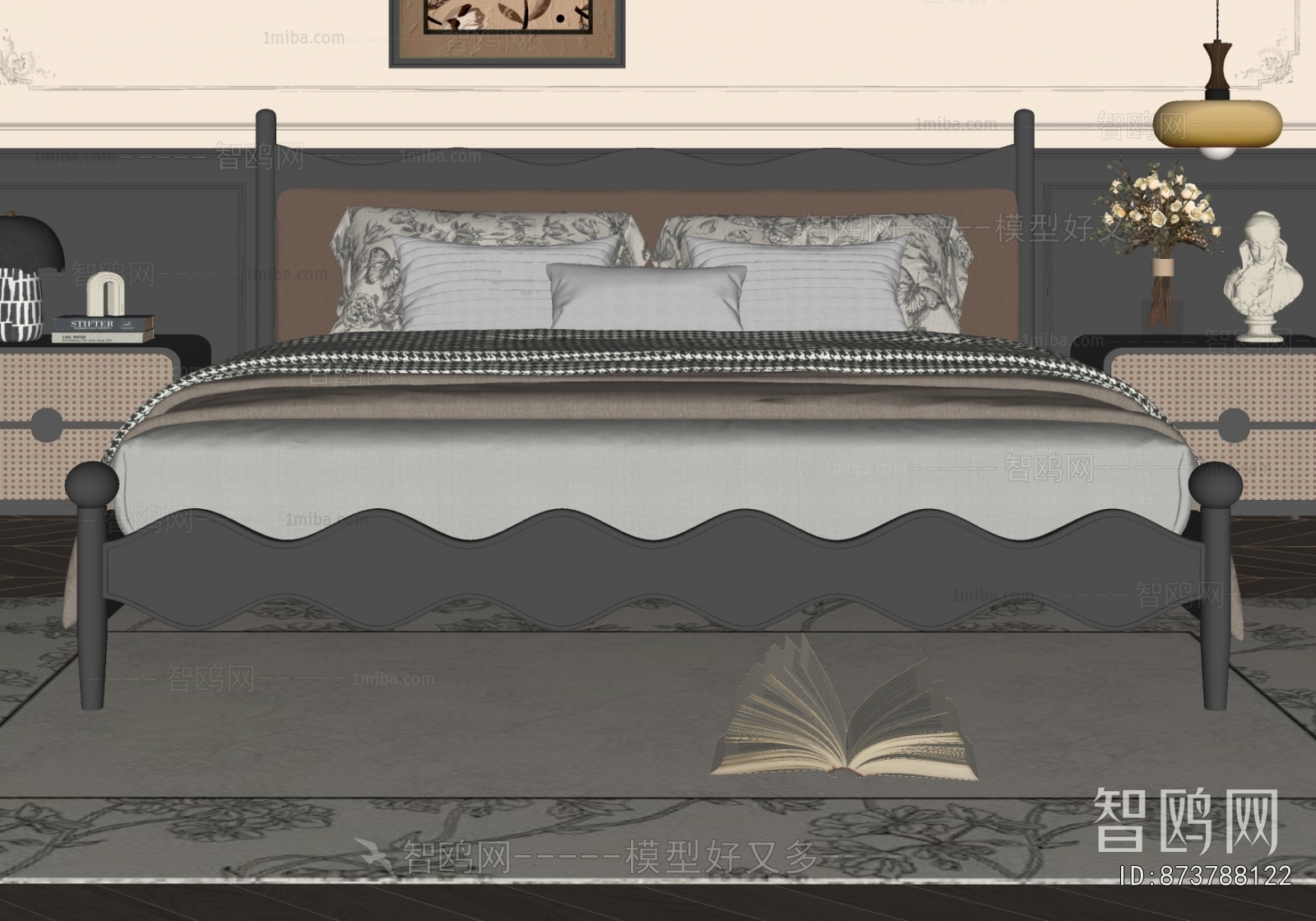 French Style Double Bed