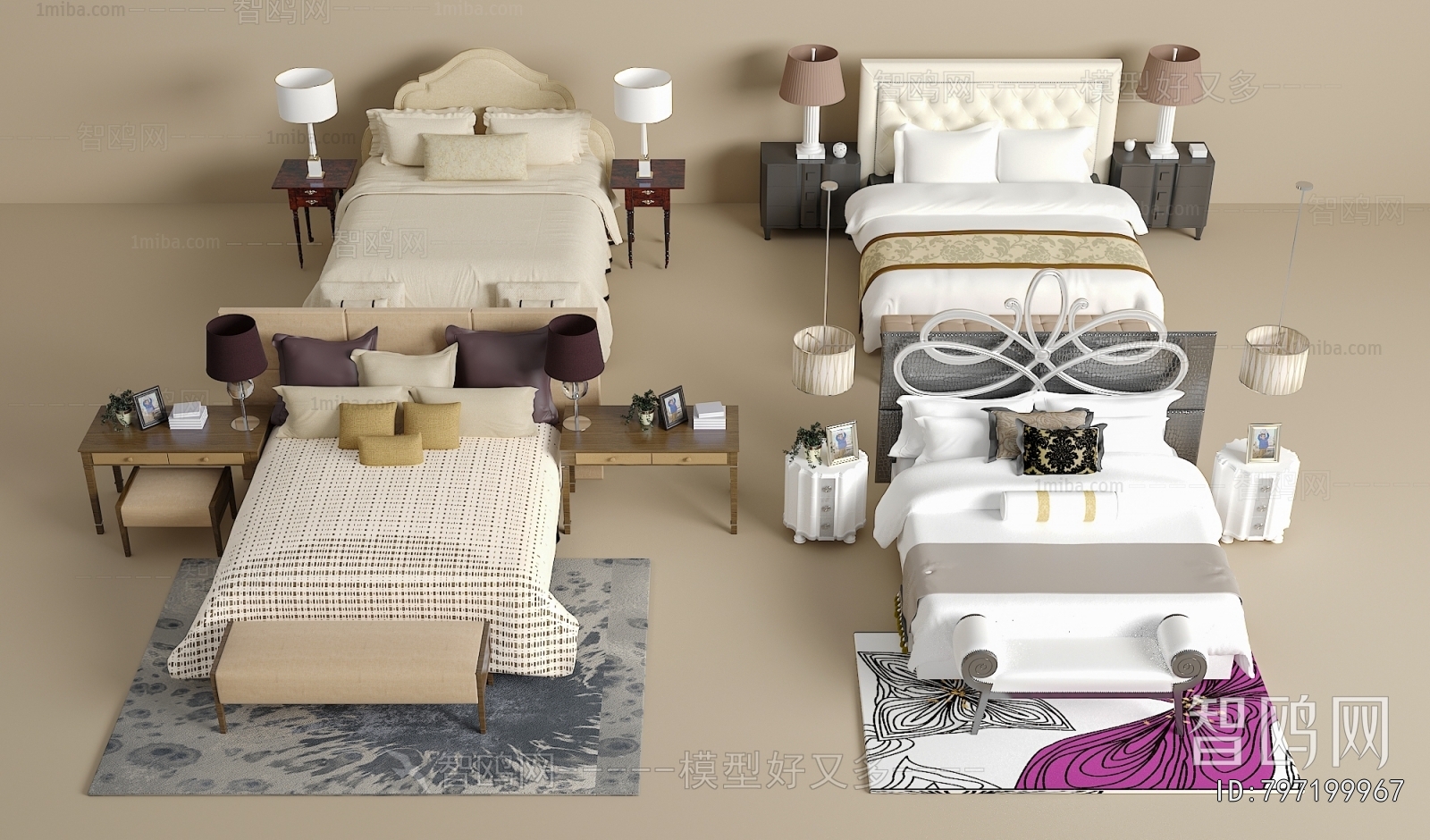 Modern Double Bed
