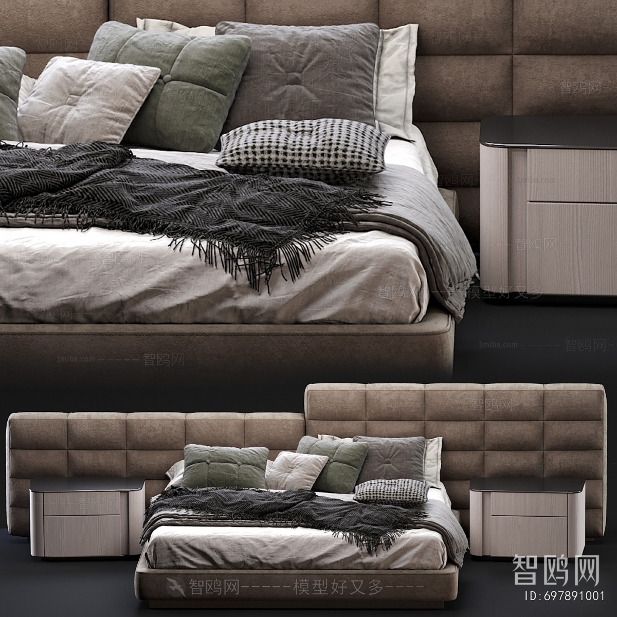 Modern Double Bed