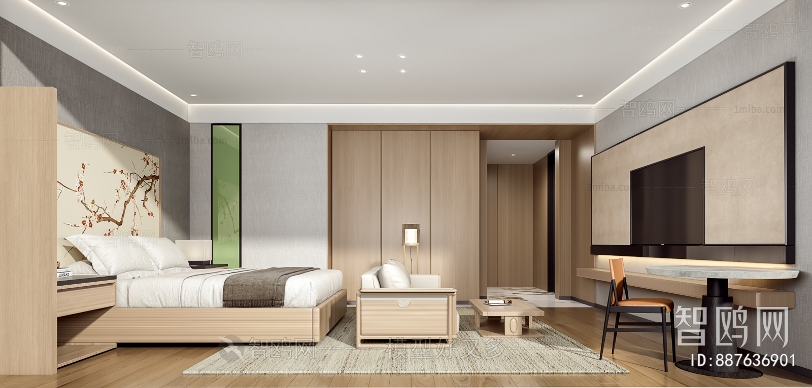 New Chinese Style Guest Room