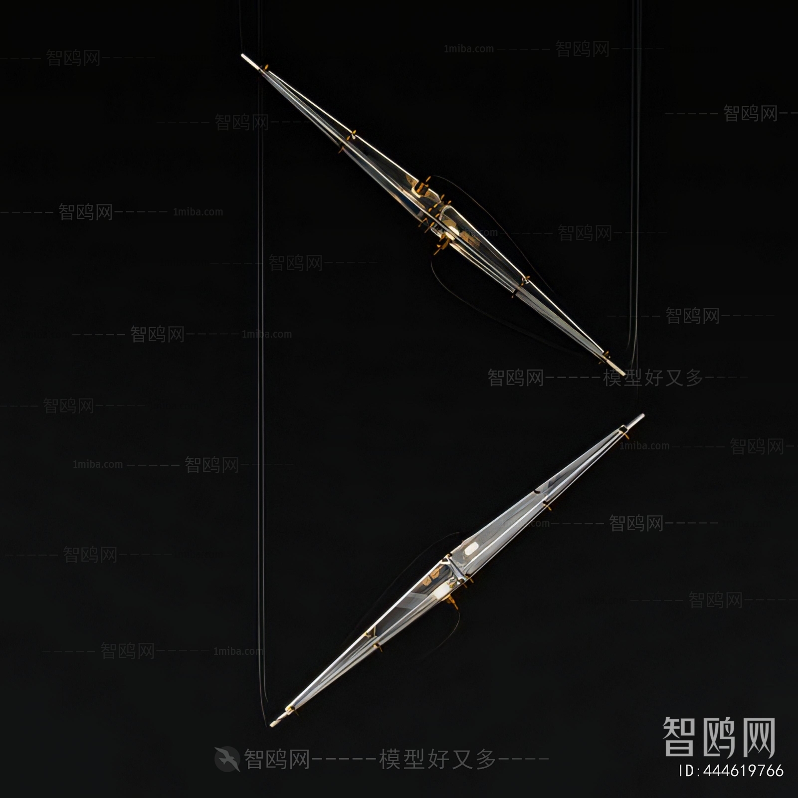 Modern Long Chandelier