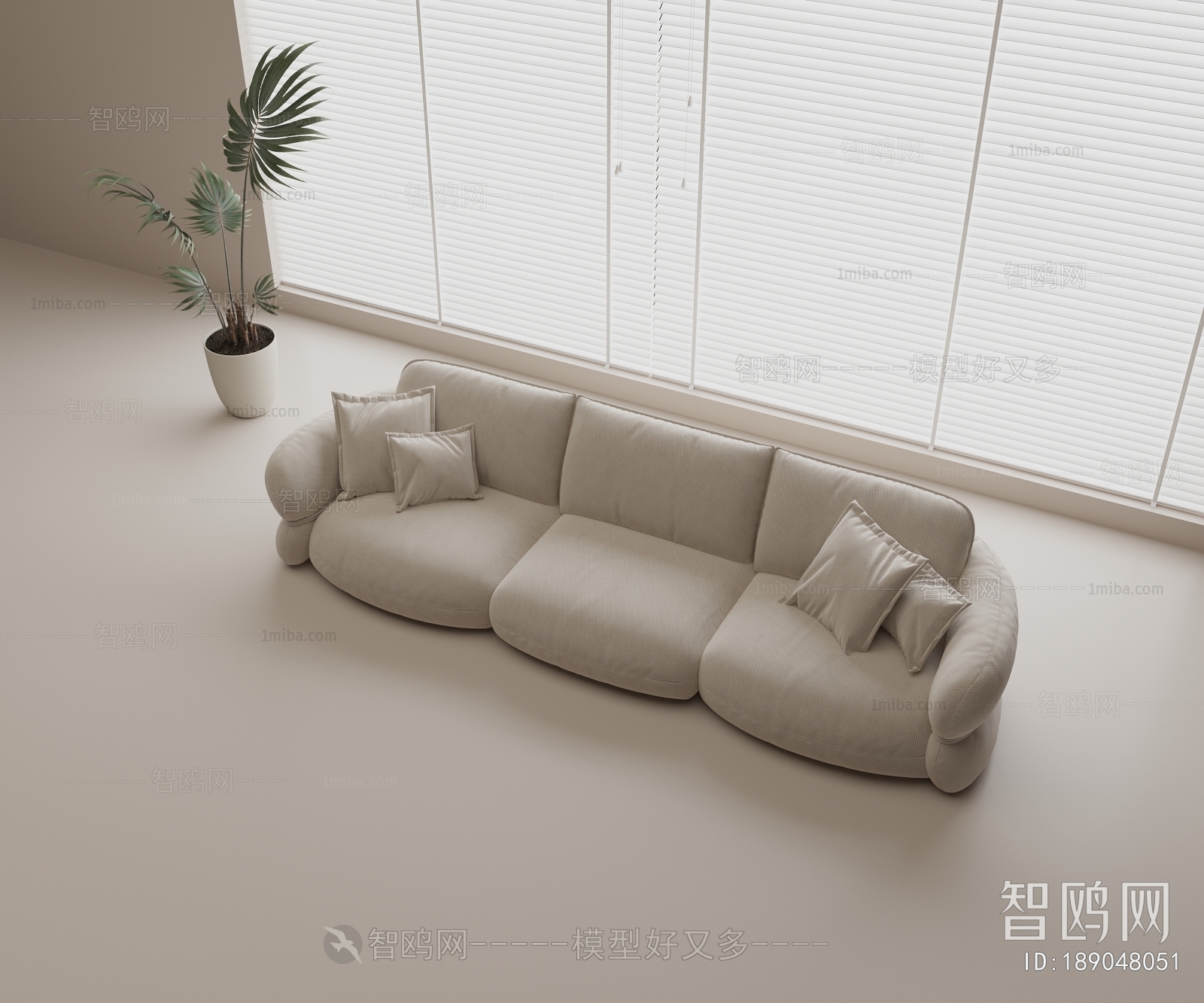 Modern Three-seat Sofa