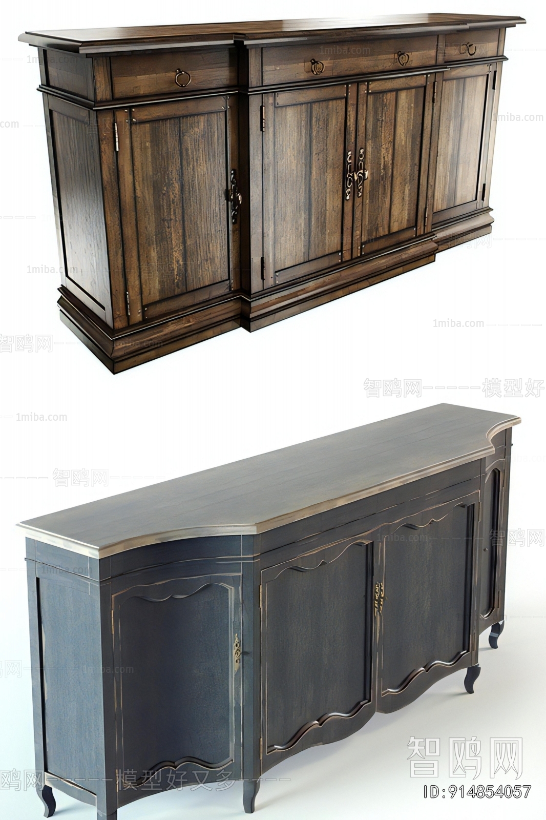 European Style Side Cabinet