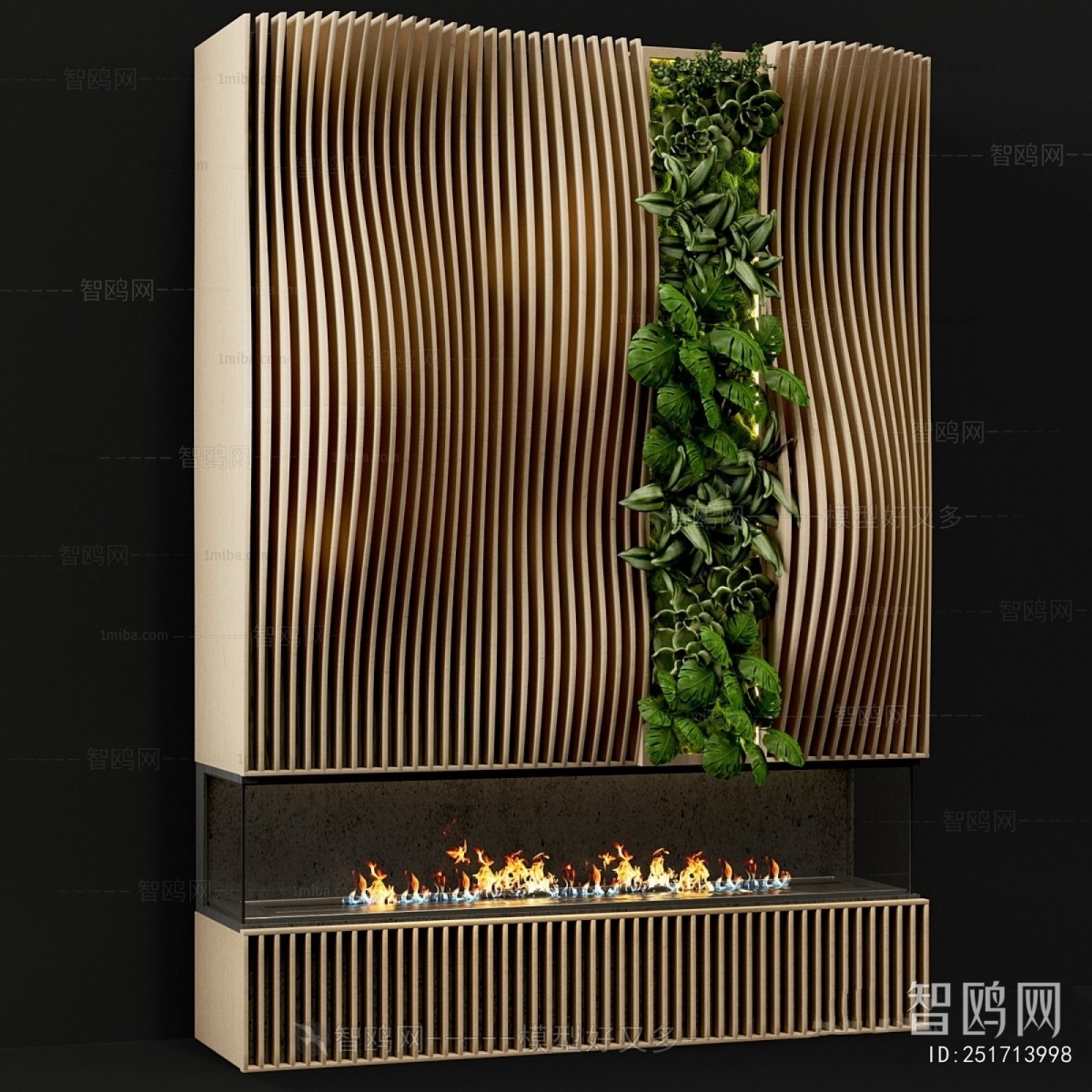 Modern Electronic Fireplace