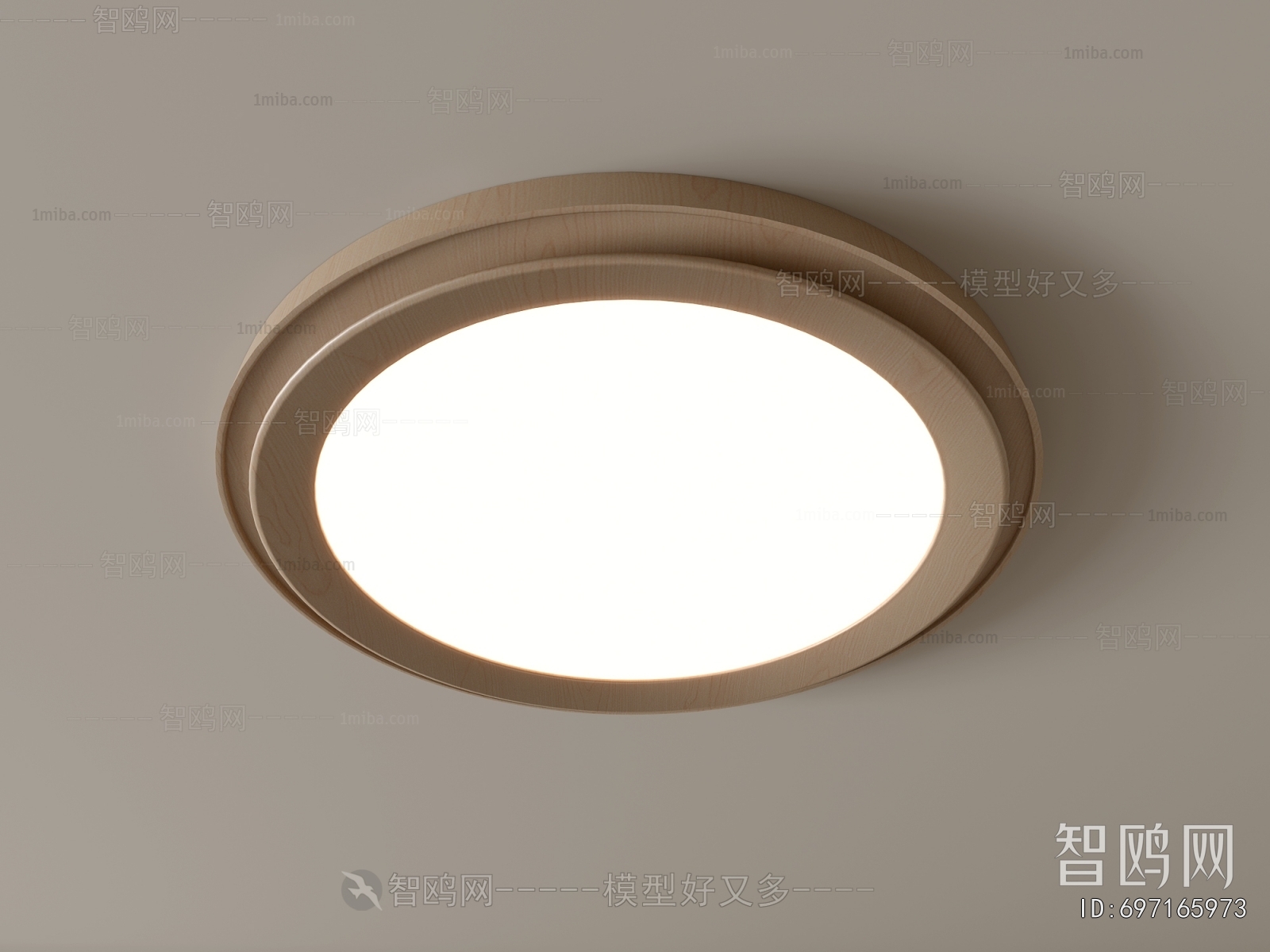 现代圆形吸顶灯