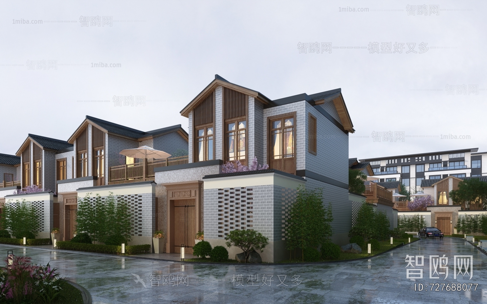 New Chinese Style Townhouse