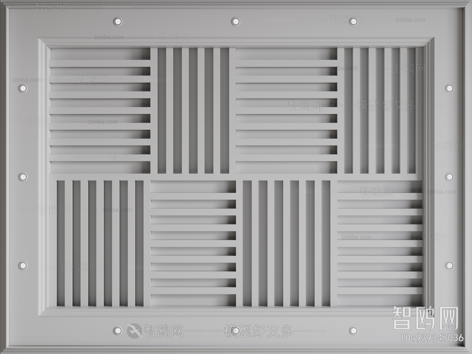 French Style Plaster Carved Top Plate