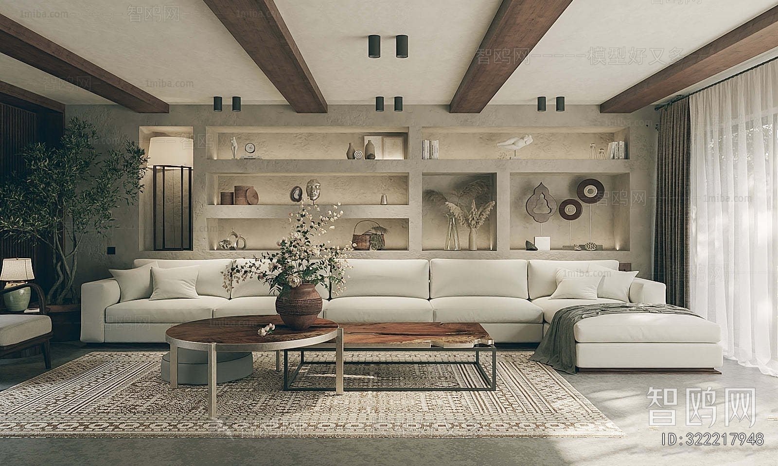 Wabi-sabi Style Hallway