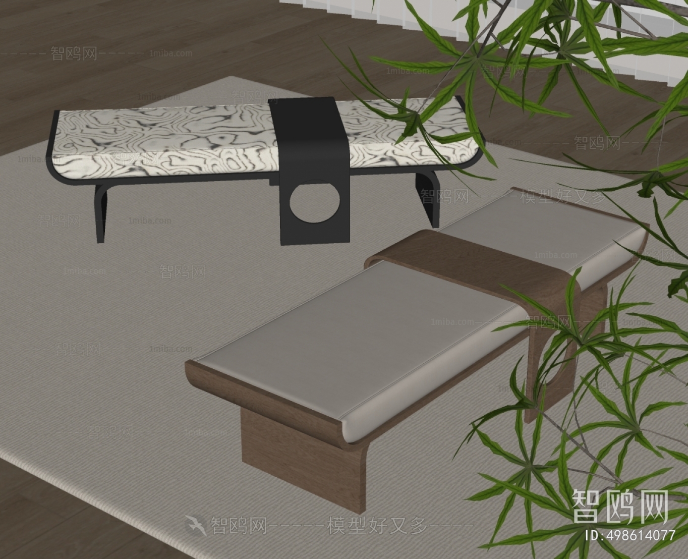 New Chinese Style Bench