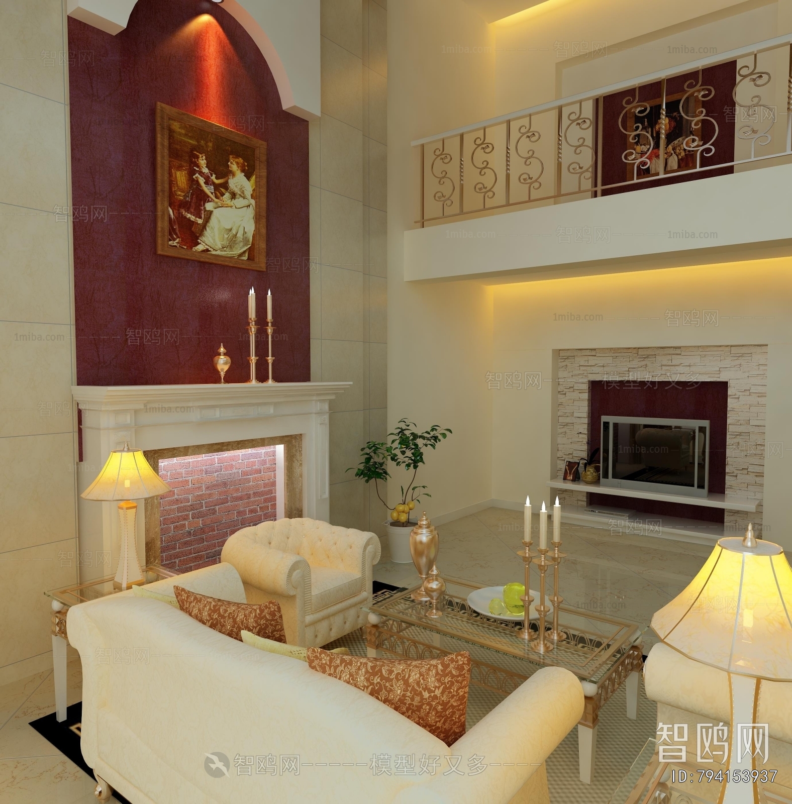 European Style A Living Room