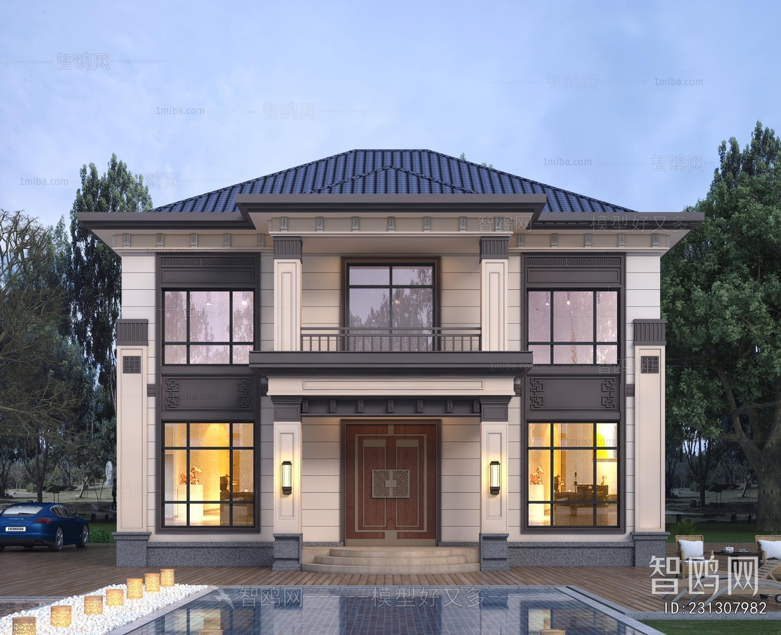New Chinese Style Detached Villa