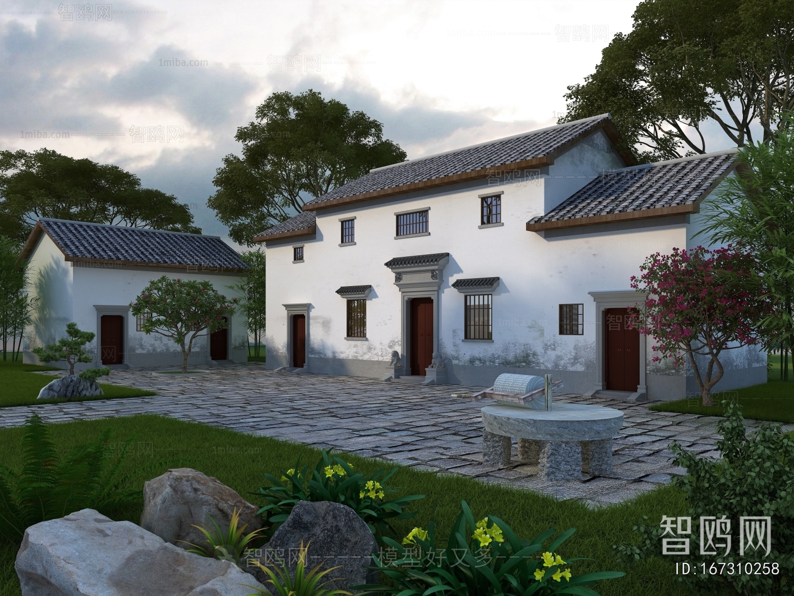 New Chinese Style Building Appearance