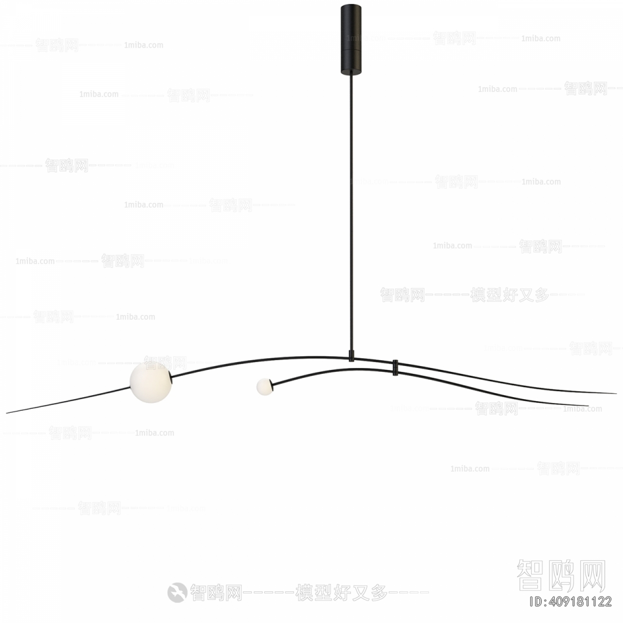 Modern Long Chandelier