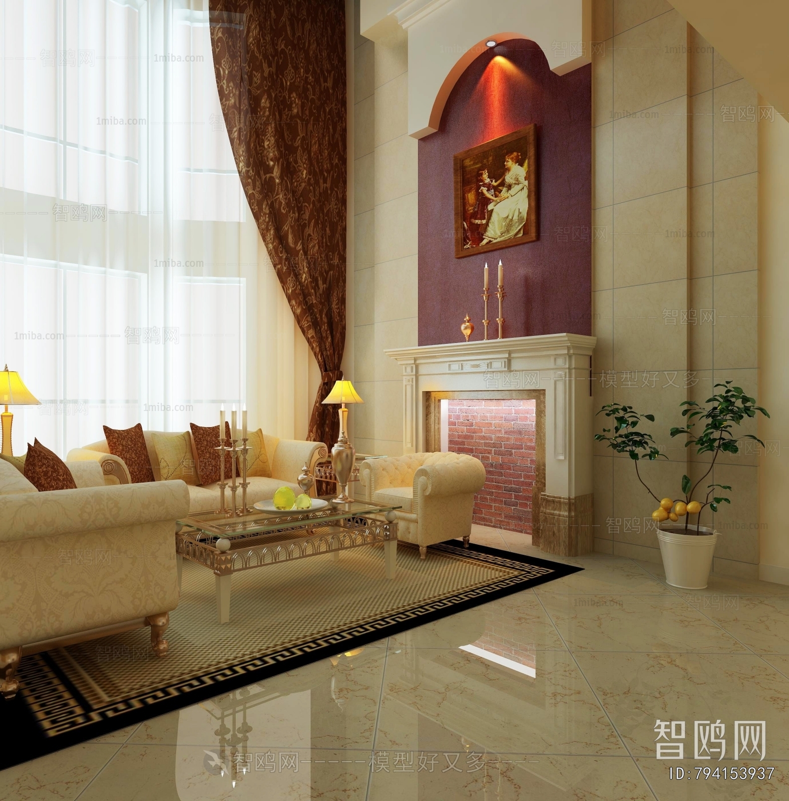 European Style A Living Room