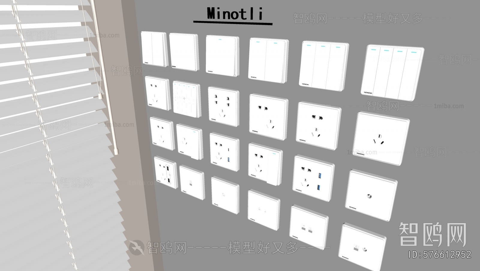 Modern Switch Socket Panel