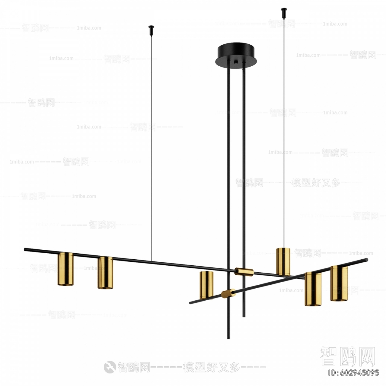 Modern Long Chandelier