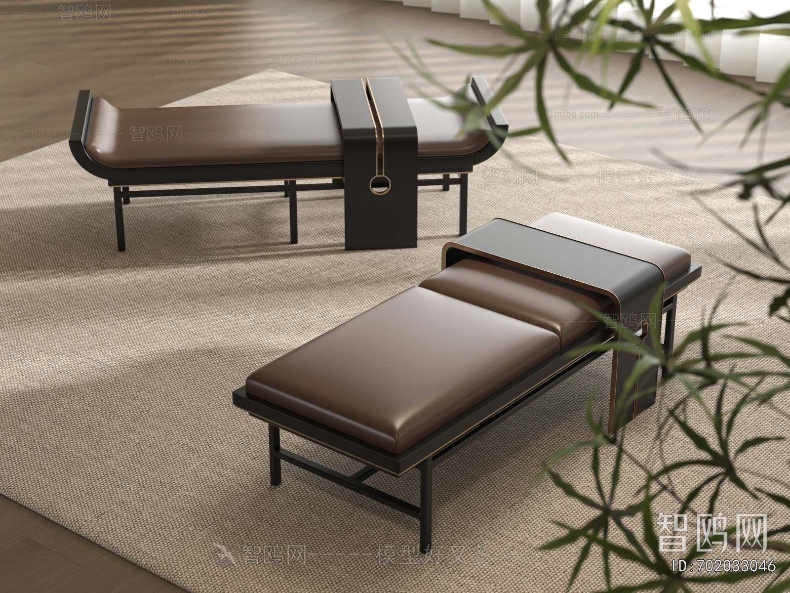 New Chinese Style Bench