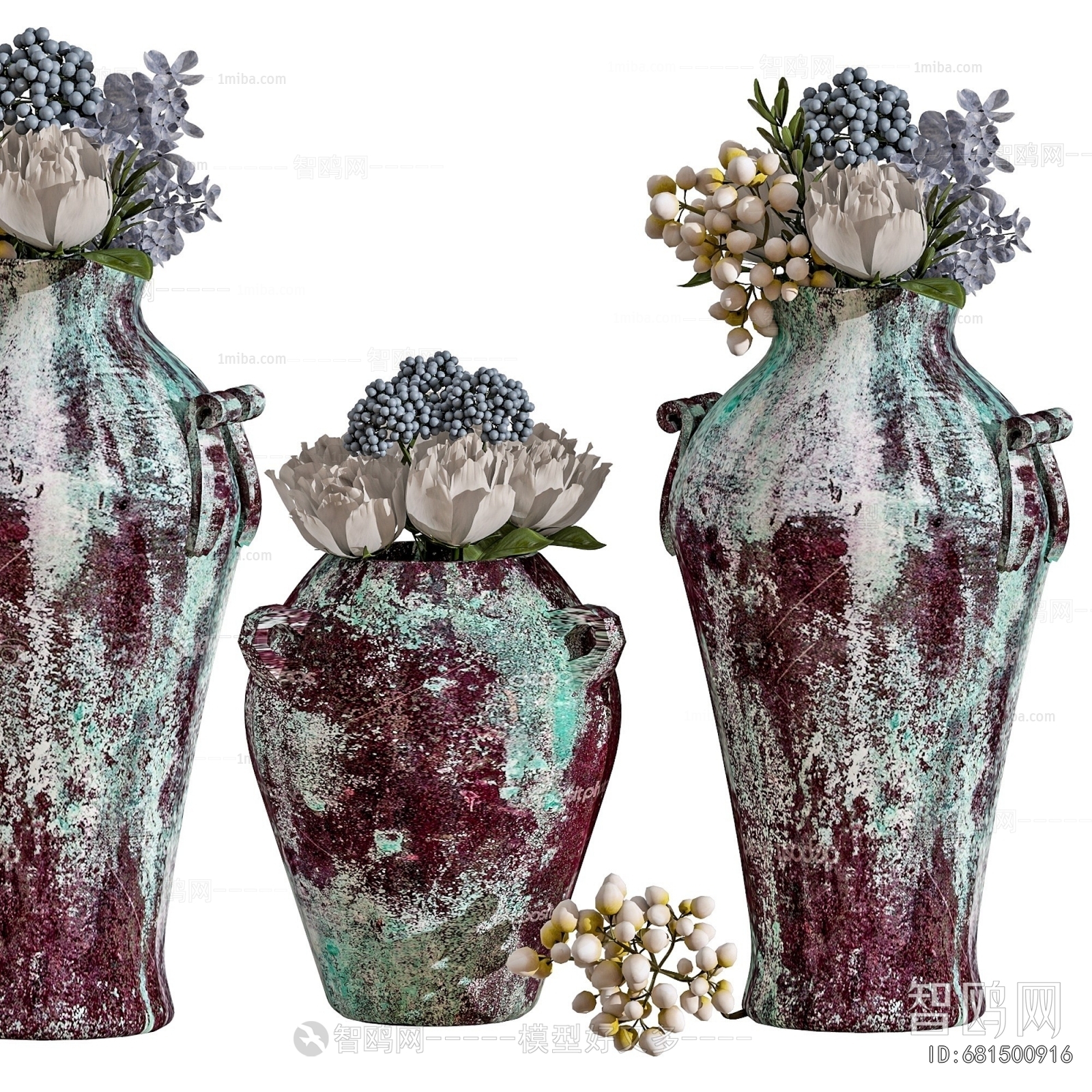 Retro Style Classical Style Flower Arrangement