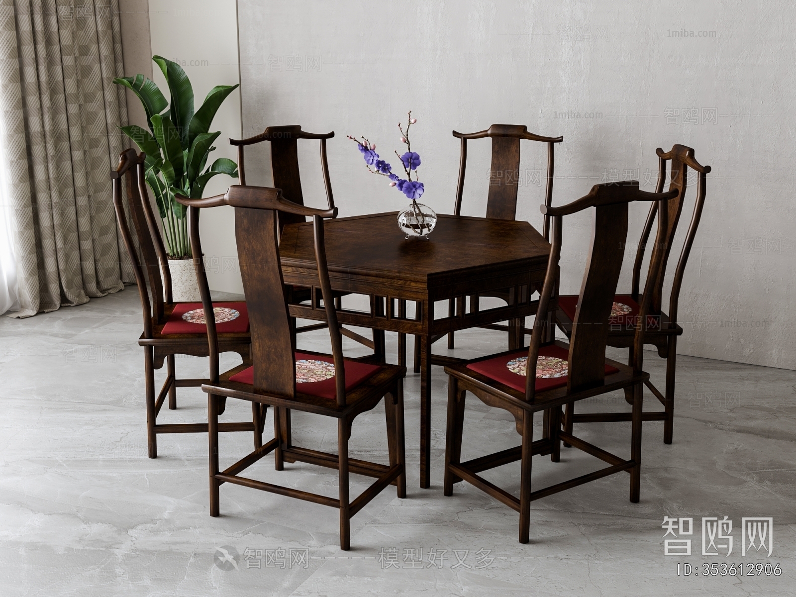 New Chinese Style Dining Table And Chairs