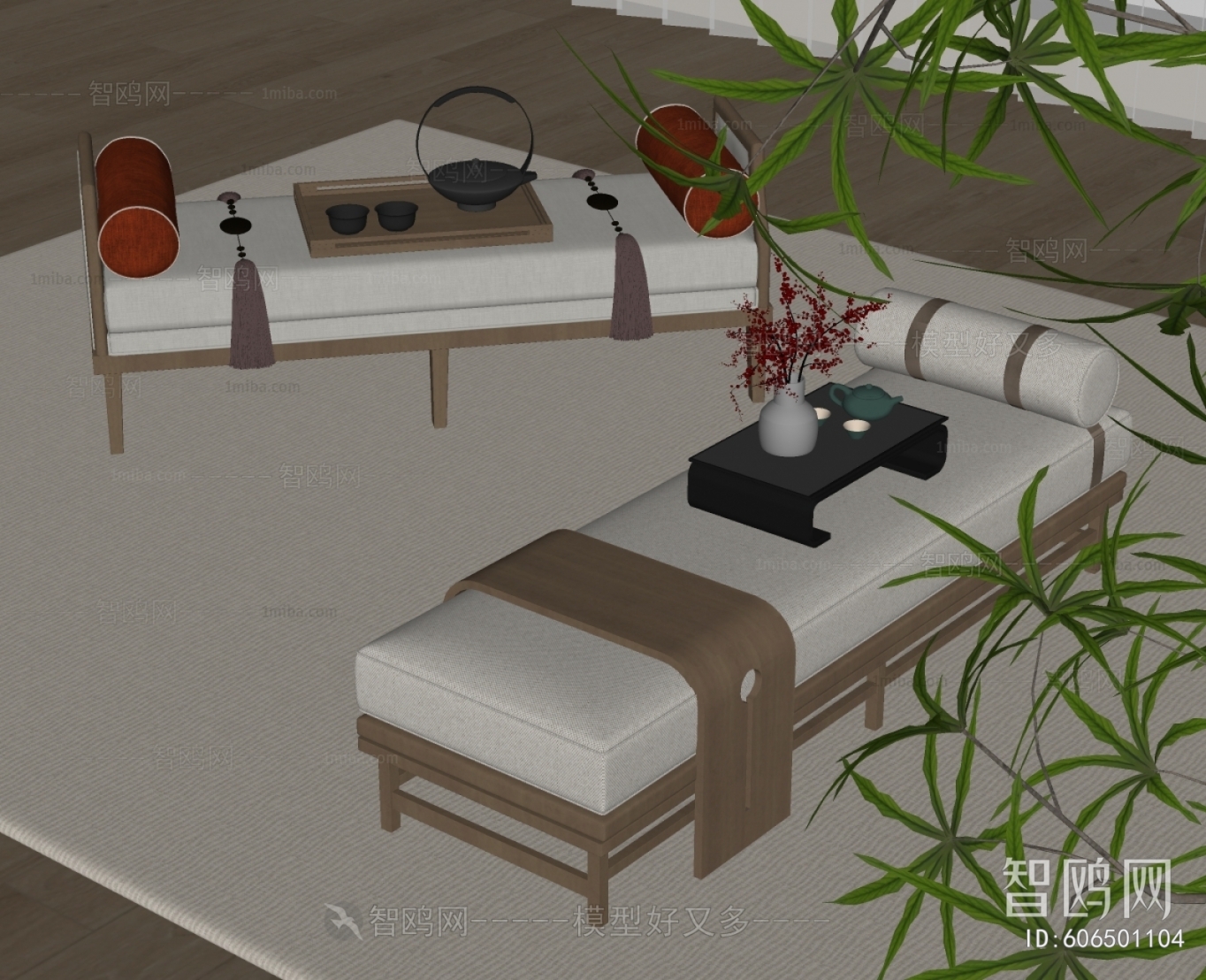 New Chinese Style Bench