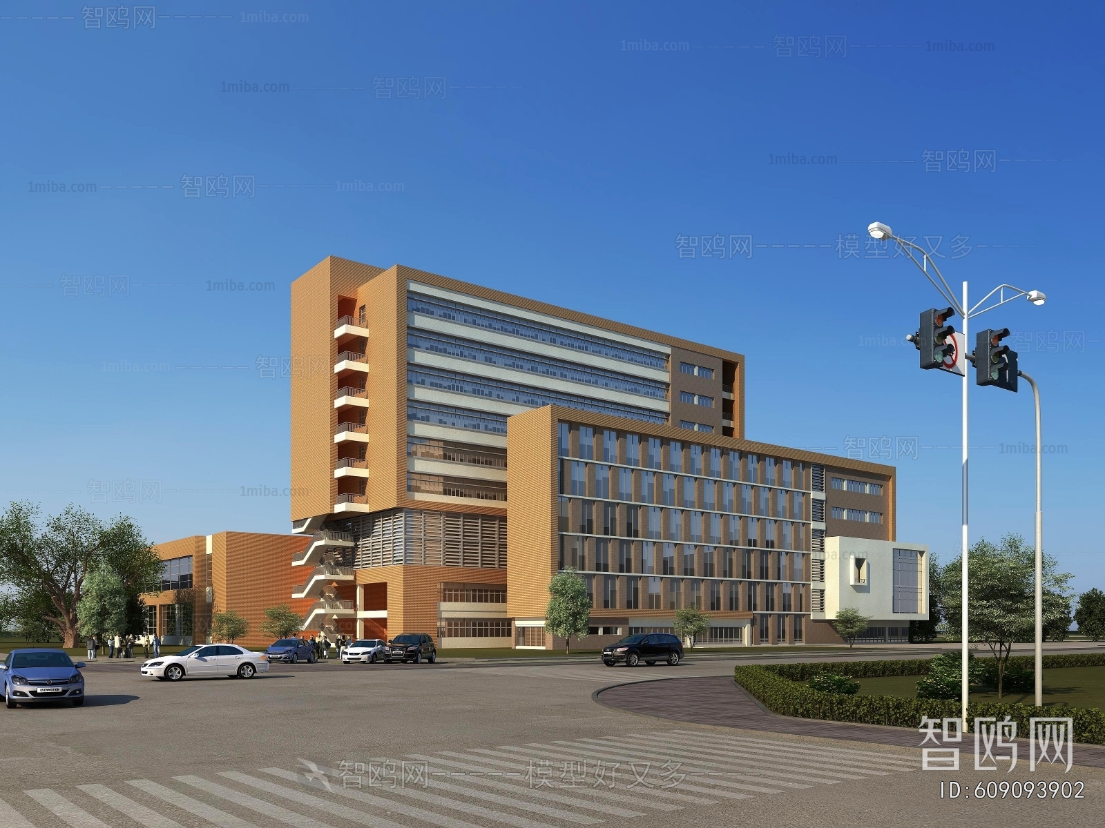 Modern School Building