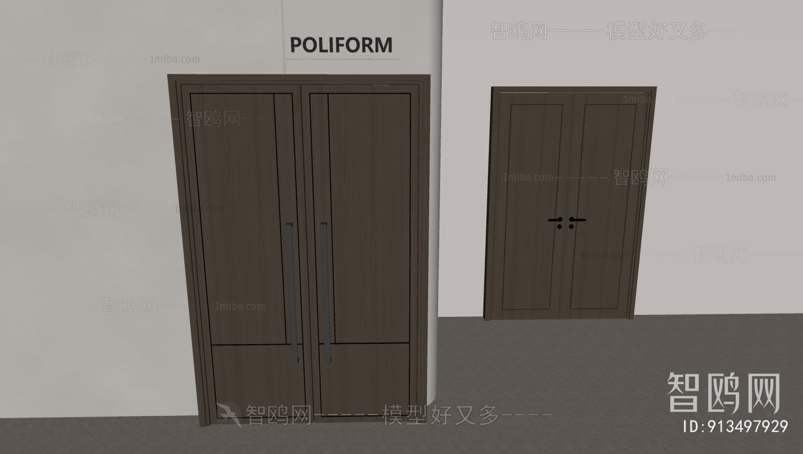 New Chinese Style Double Door