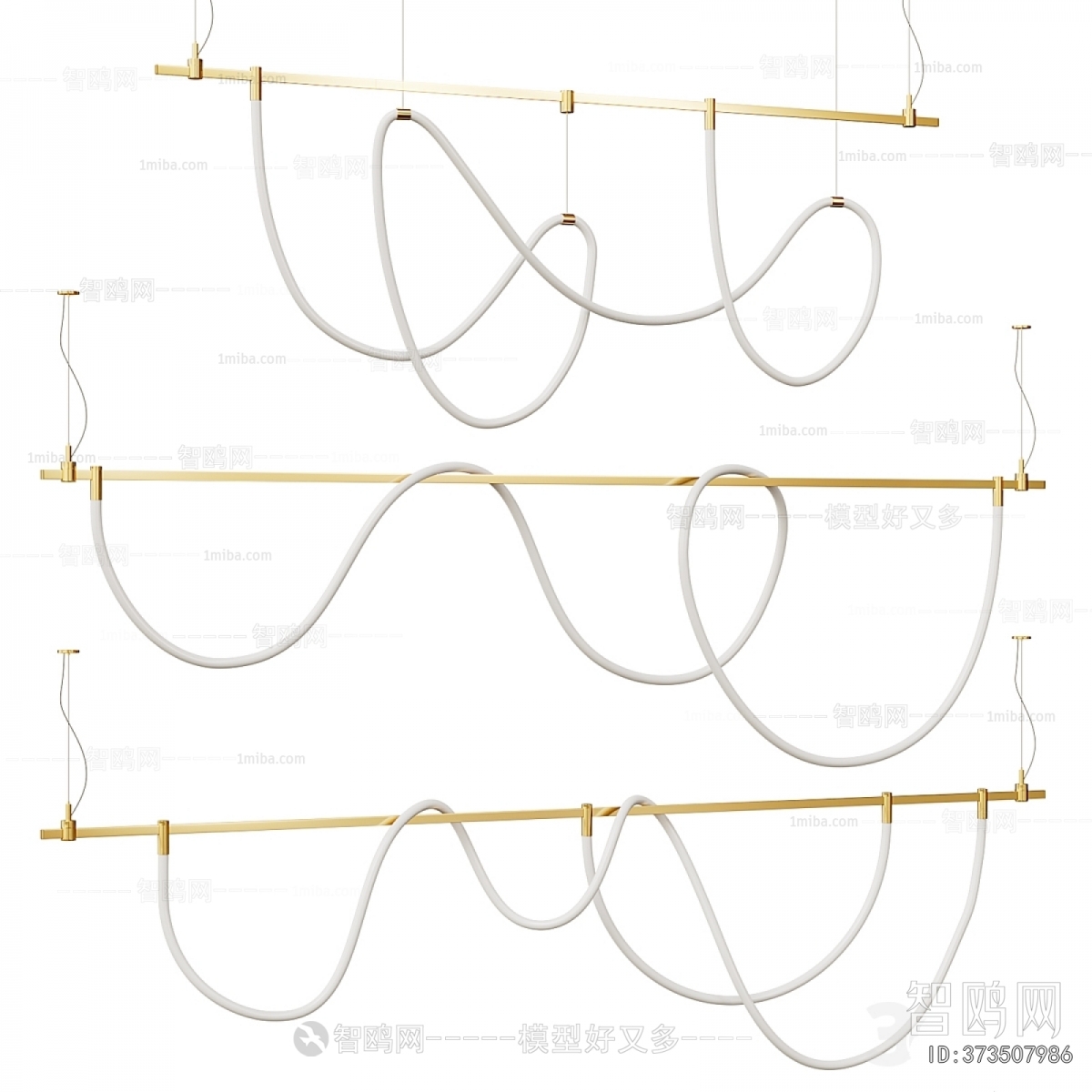 Modern Long Chandelier