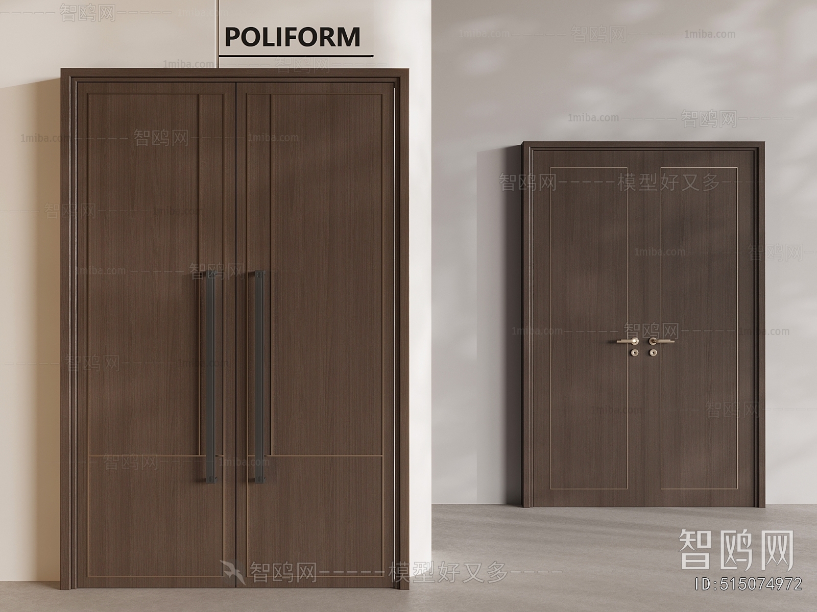 New Chinese Style Double Door