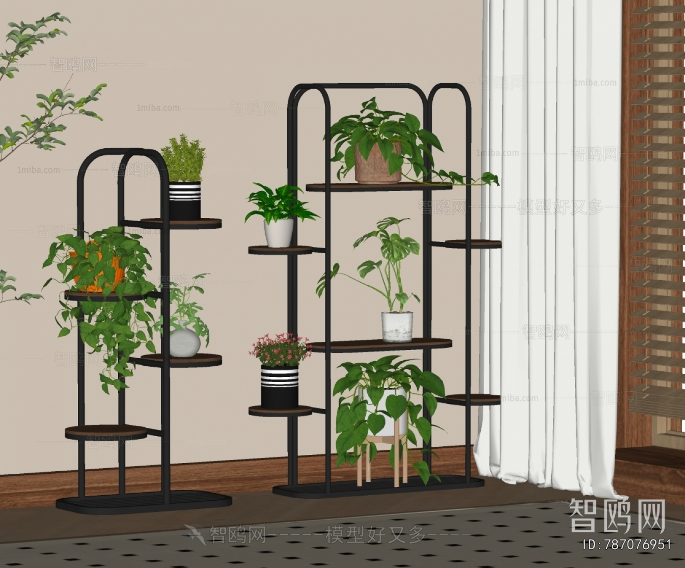 New Chinese Style Side Cabinet