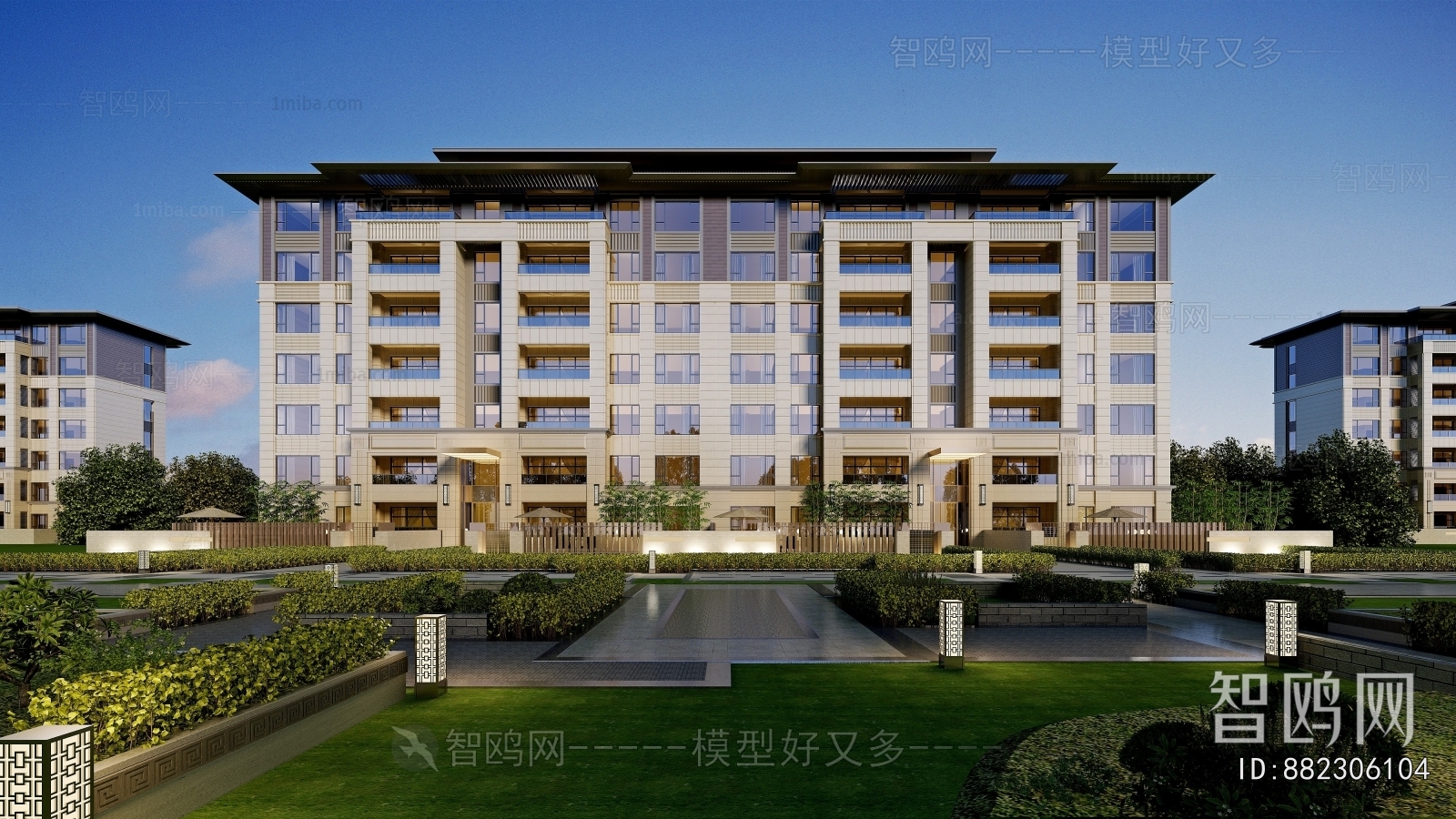 New Chinese Style Residential Building