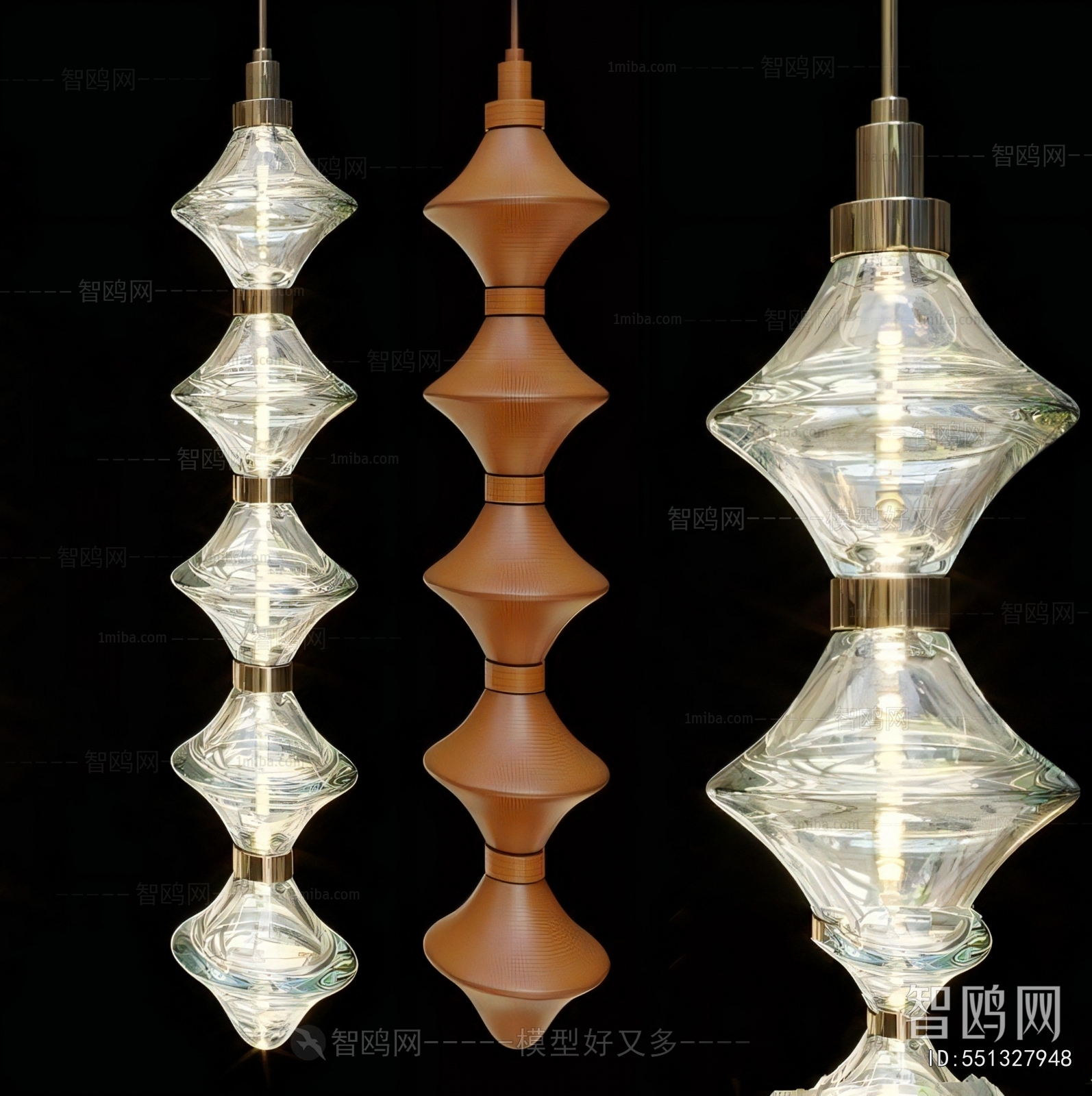 Modern Long Chandelier