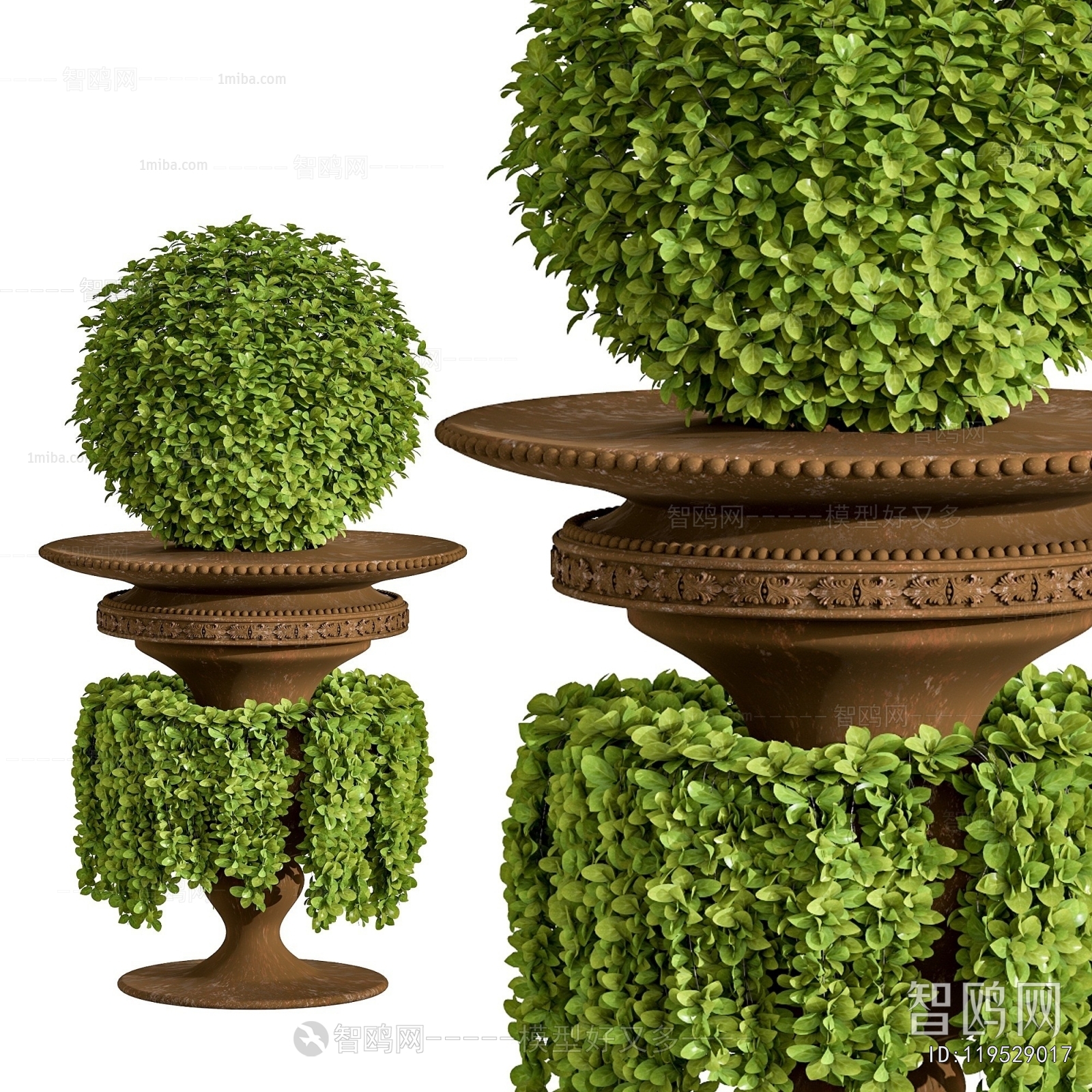 European Style Flower Bed, Flower Bowl, Flower Box