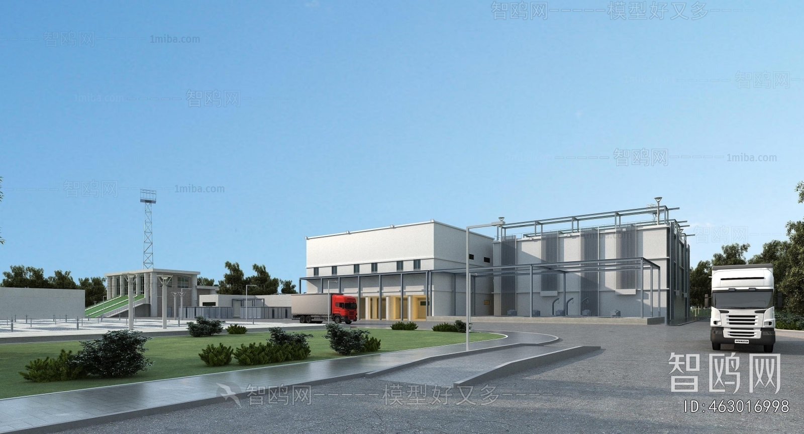 Modern Industrial Building