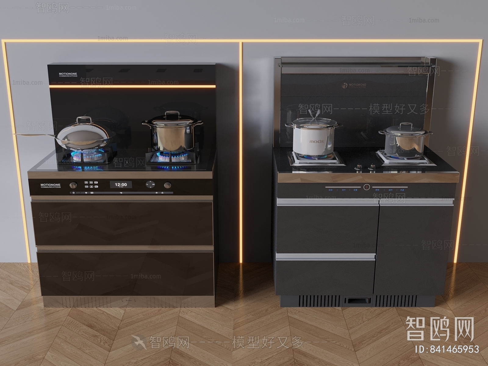 Modern Kitchen Electric Gas Range