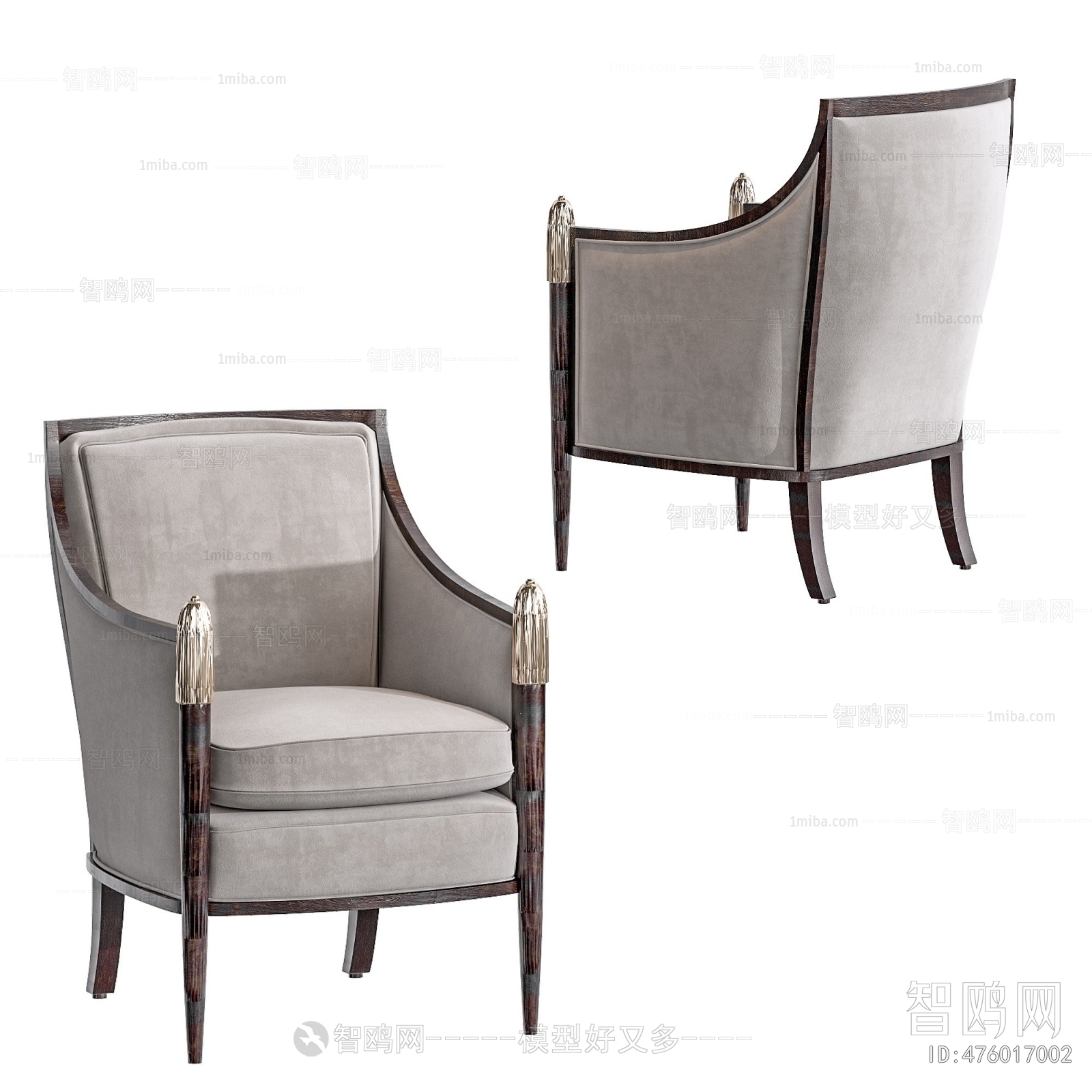 New Chinese Style Lounge Chair