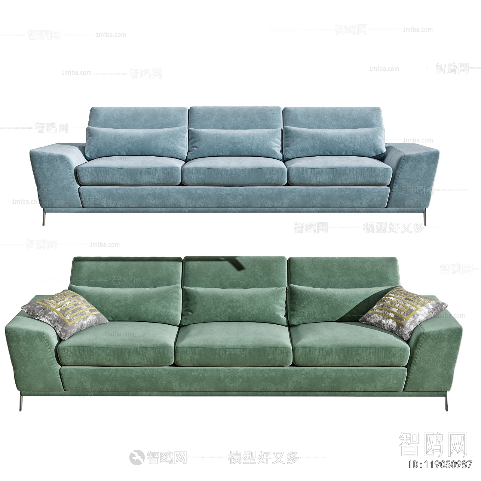 Modern Three-seat Sofa
