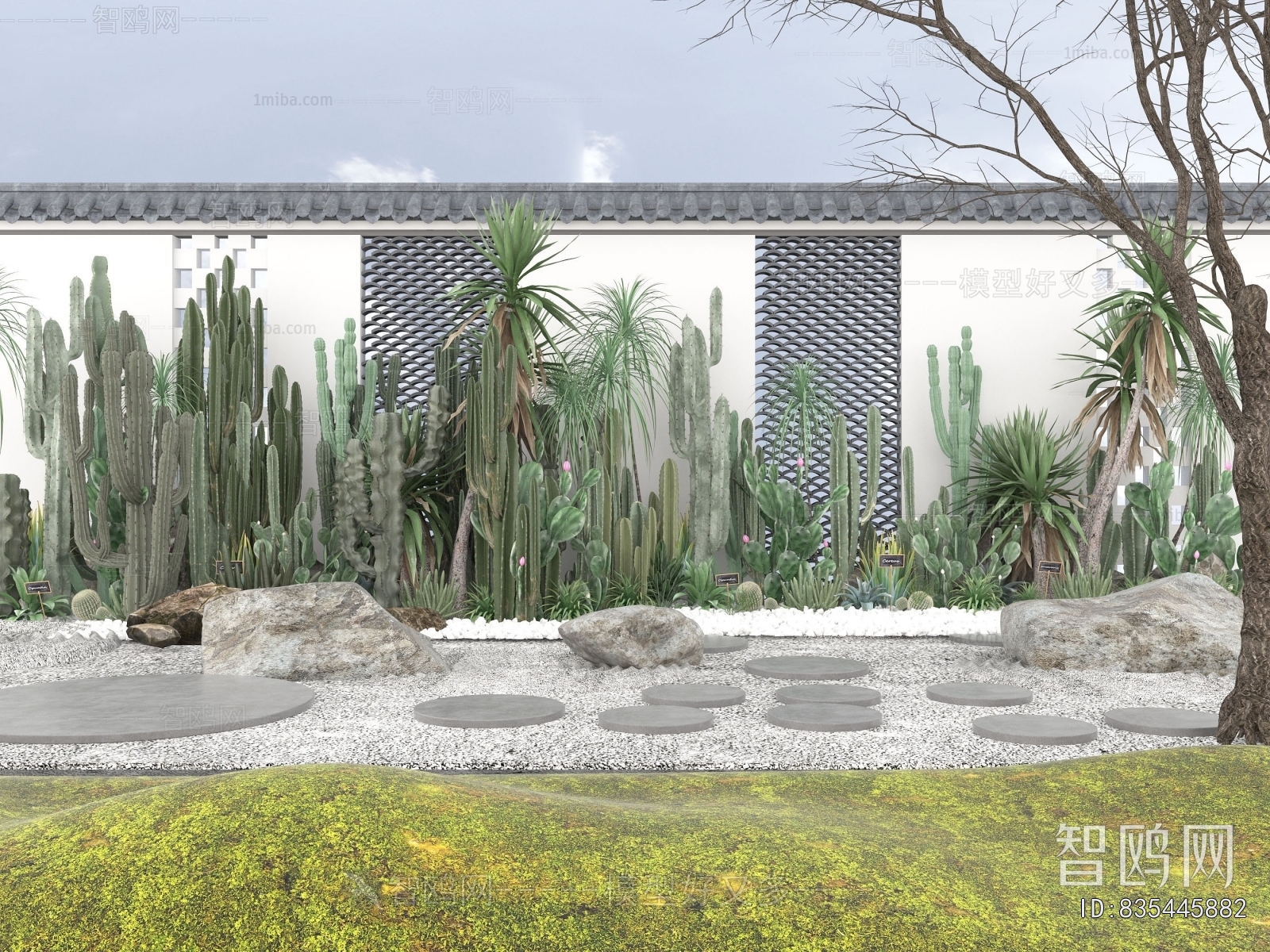 New Chinese Style Courtyard/landscape